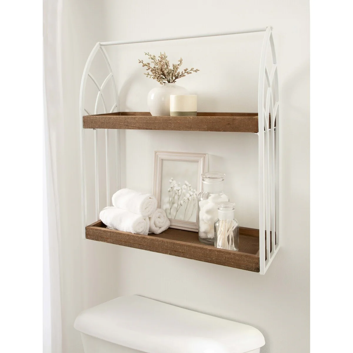 Kate and Laurel Castille Wall Shelf - 20x7x22