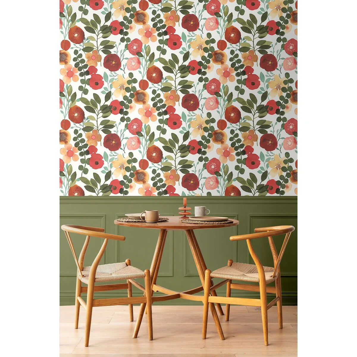 NextWall Garden Dance Peel and Stick Wallpaper