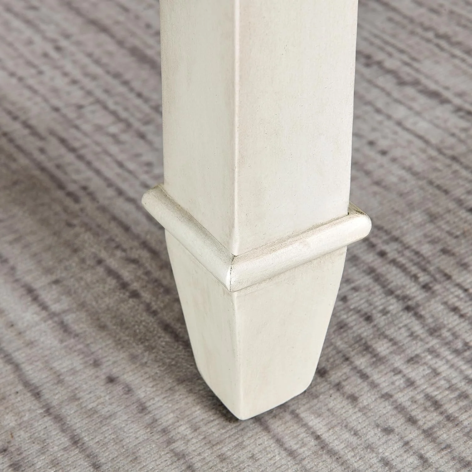 Vanity Stool Bench with Solid Wood Leg