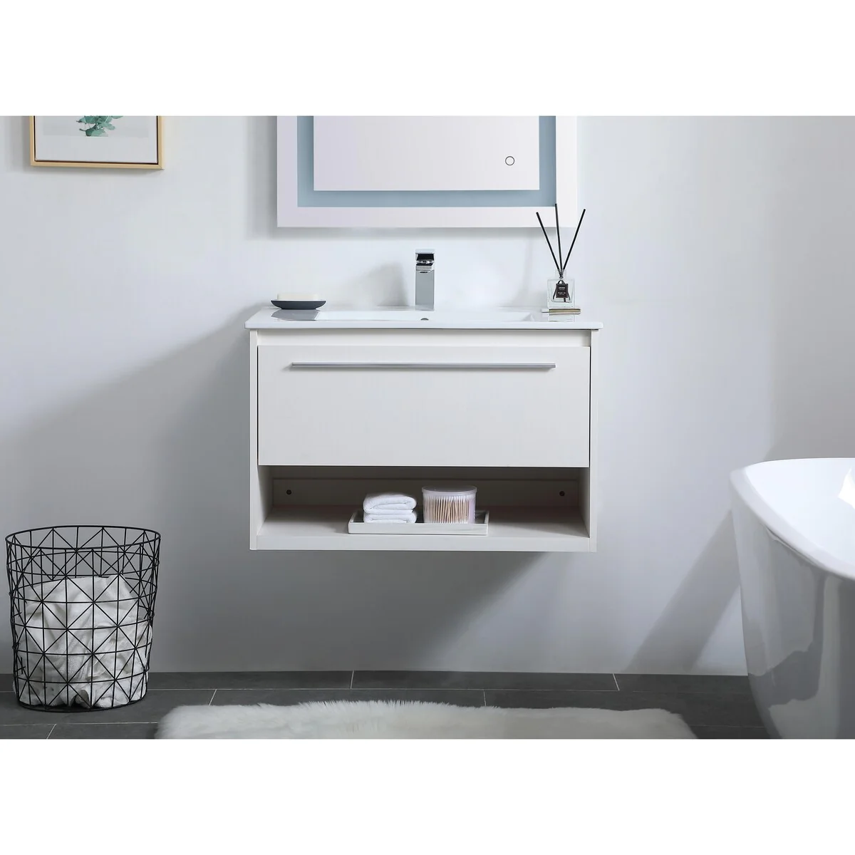 Shore 24 - 30 Inch Single Bathroom Vanity