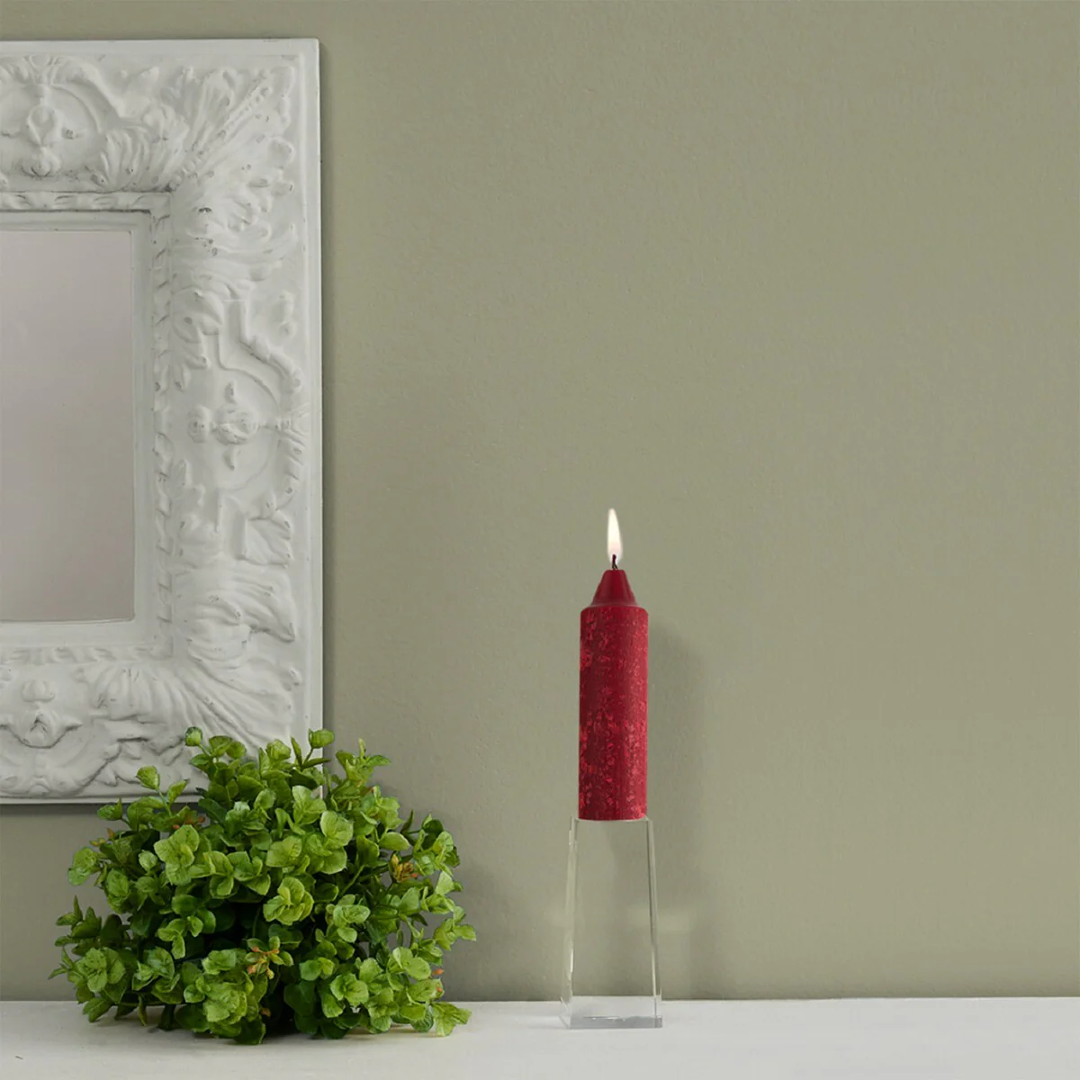 Root Unscented 5 In. Timberline™ Collenette Taper Candles box of 8 - 5 X 1-1/4