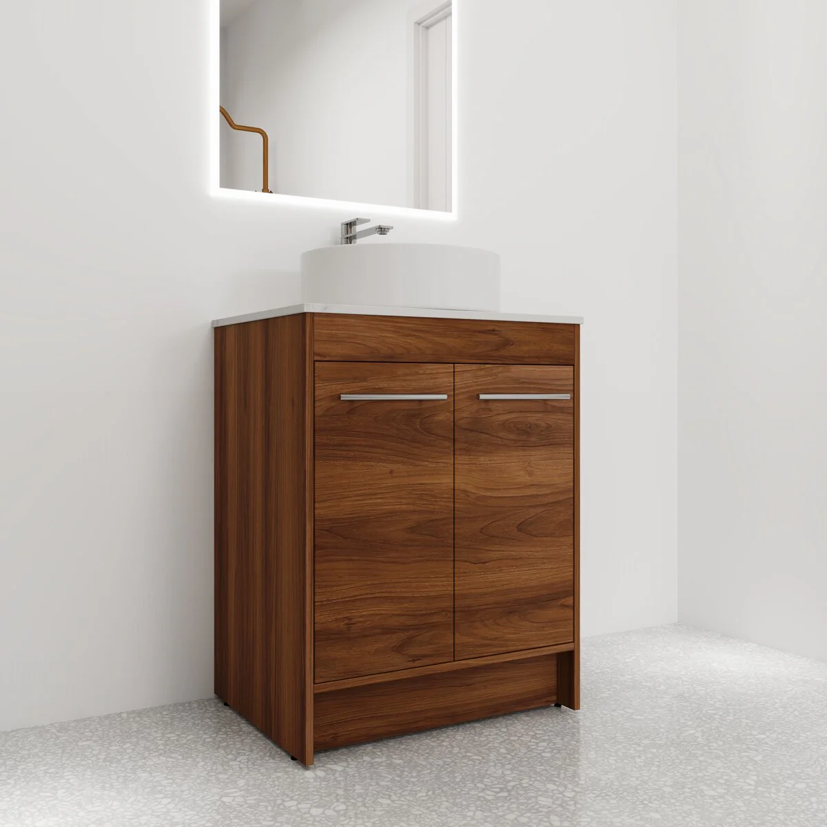 Bathroom Vanity With Sink In 24/36/48/60 Inch, Freestanding Bathroom Vanity With Soft Close Door