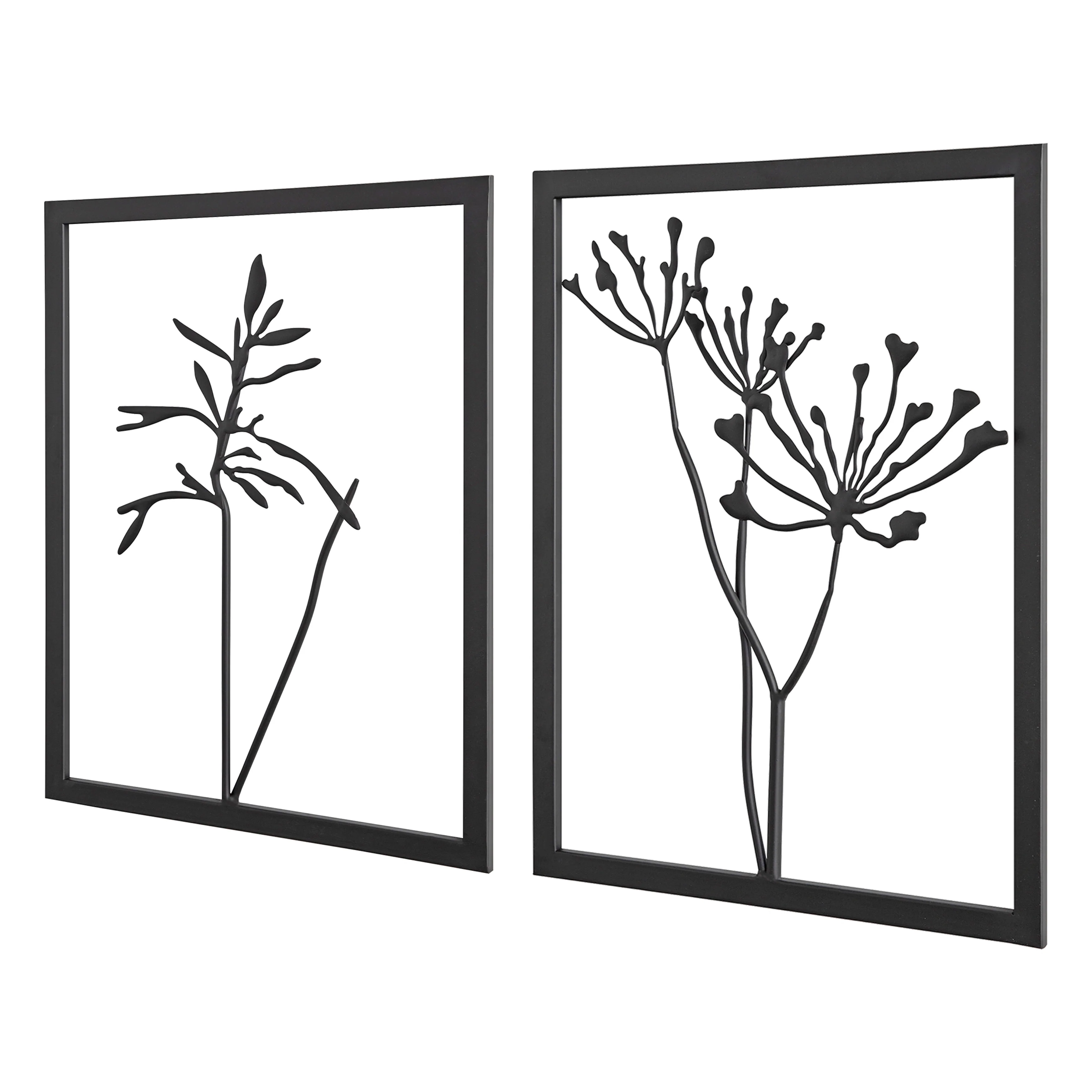 Kate and Laurel Malak Metal Framed Wall Art Set