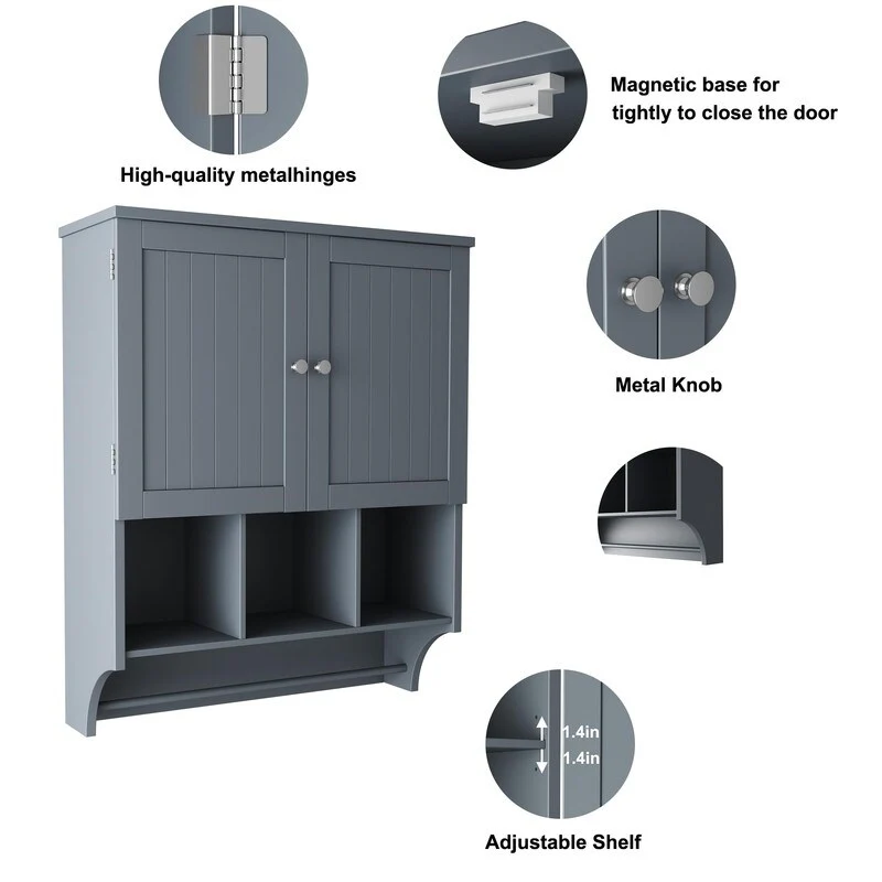 Bathroom Wall Cabinet - 7.87