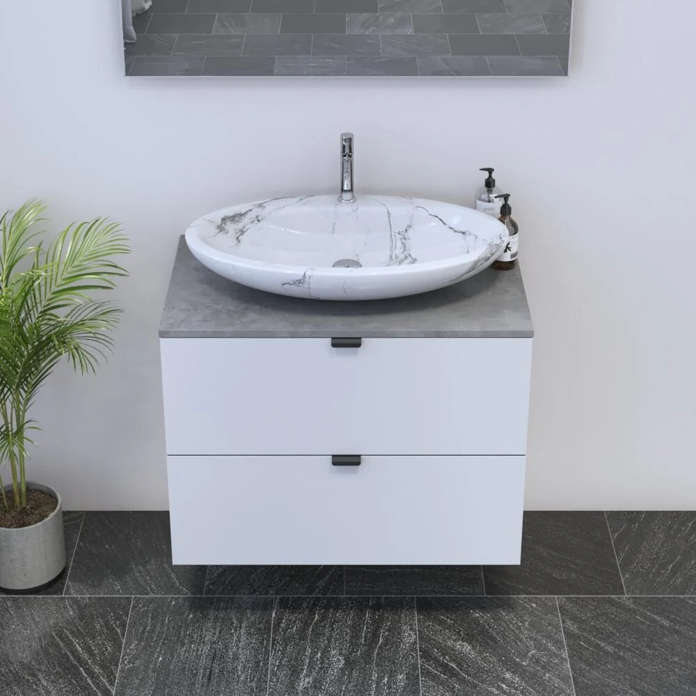Ines 2S 80 Floating Bathroom Vanity (32