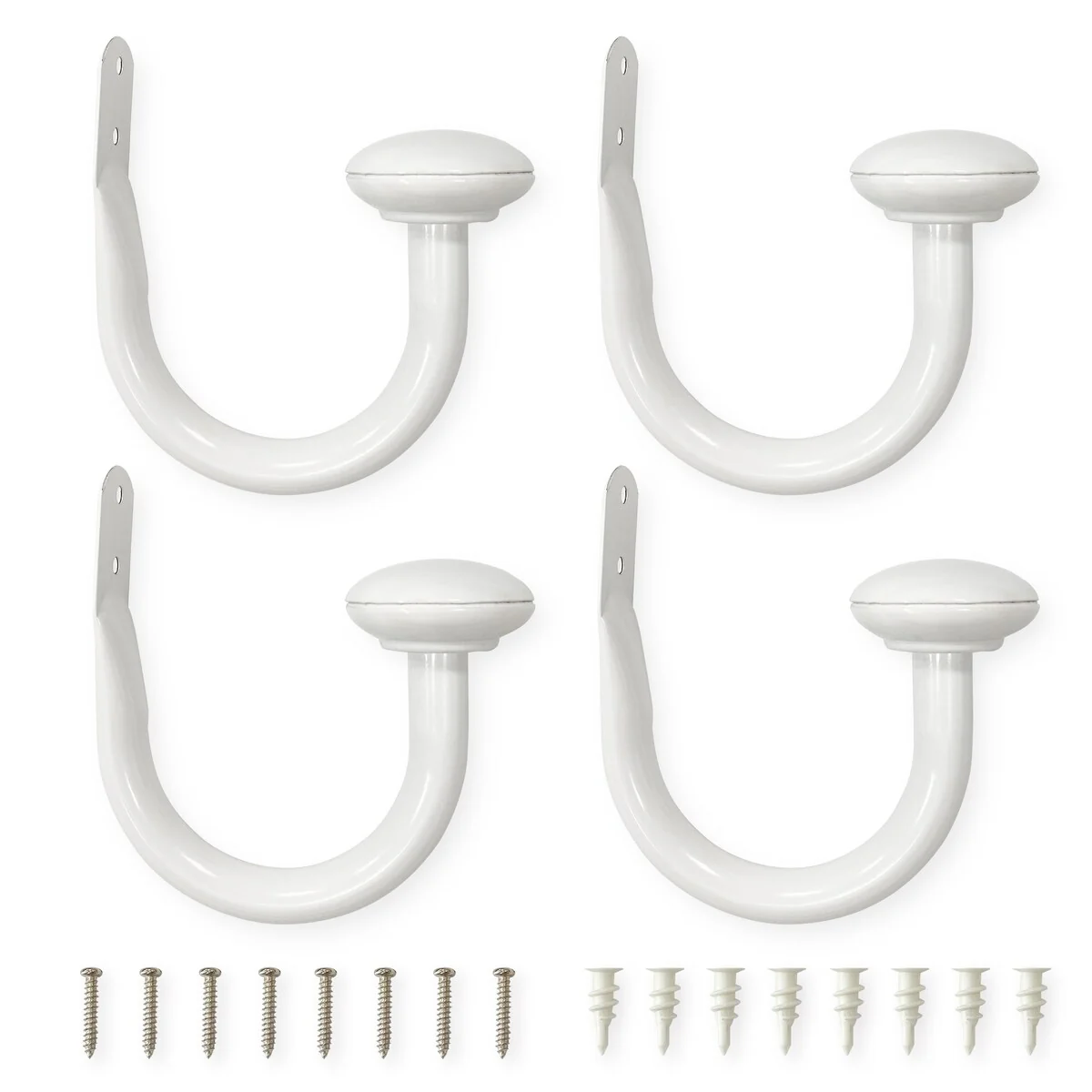 Lumi 3/4 in. Dia. Curtain Holdback (2-Pack / 4-Pack)