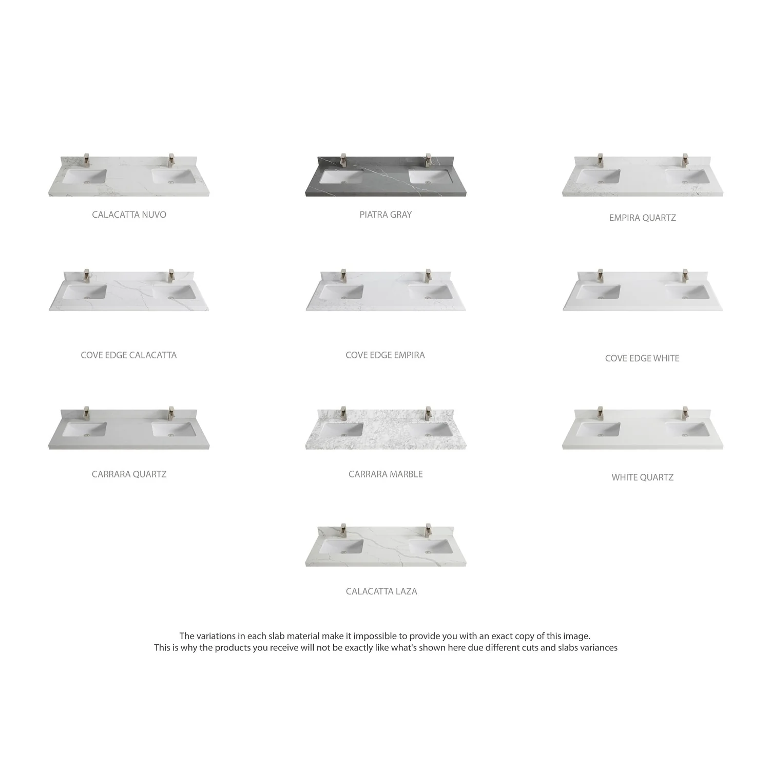 Willow Collection 60 in W x 22 in D x 36 in H Boston Double Bowl Sink Bathroom Vanity with Countertop
