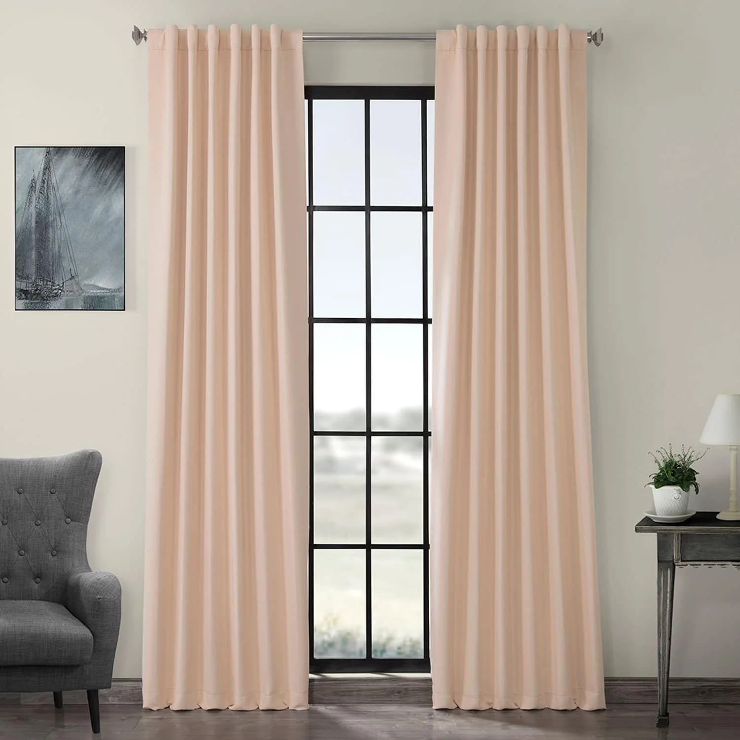 Exclusive Fabrics Room Darkening Curtain Panel Pair (2 Panels)