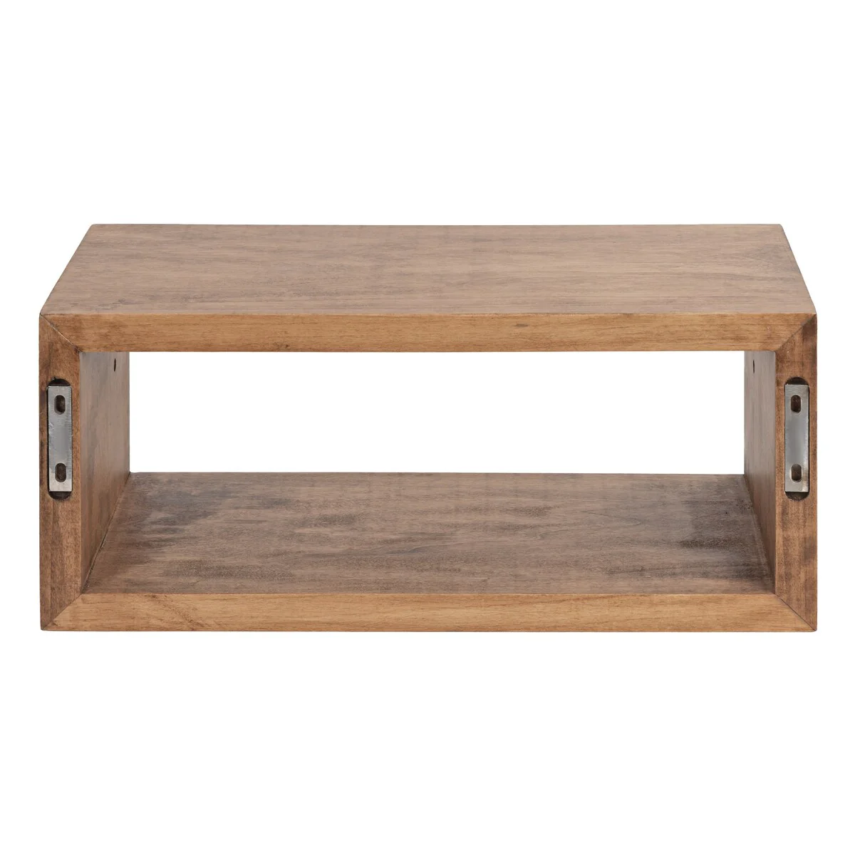 Kate and Laurel Holt Open Cubby Wooden Floating Wall Shelf