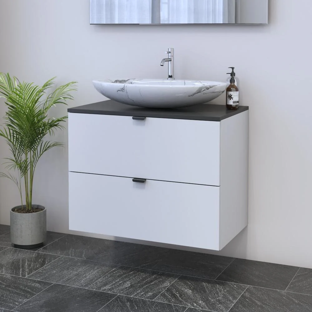 Ines 2S 80 Floating Bathroom Vanity (32