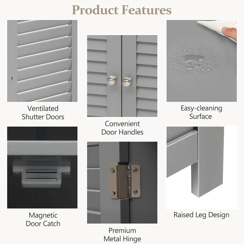 Bathroom Storage Cabinet - 12