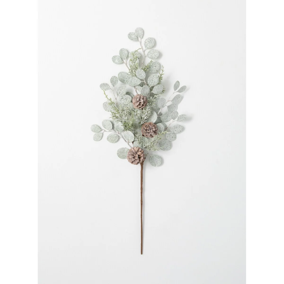Sullivans Eucalyptus & Pinecone Artificial Stem 28
