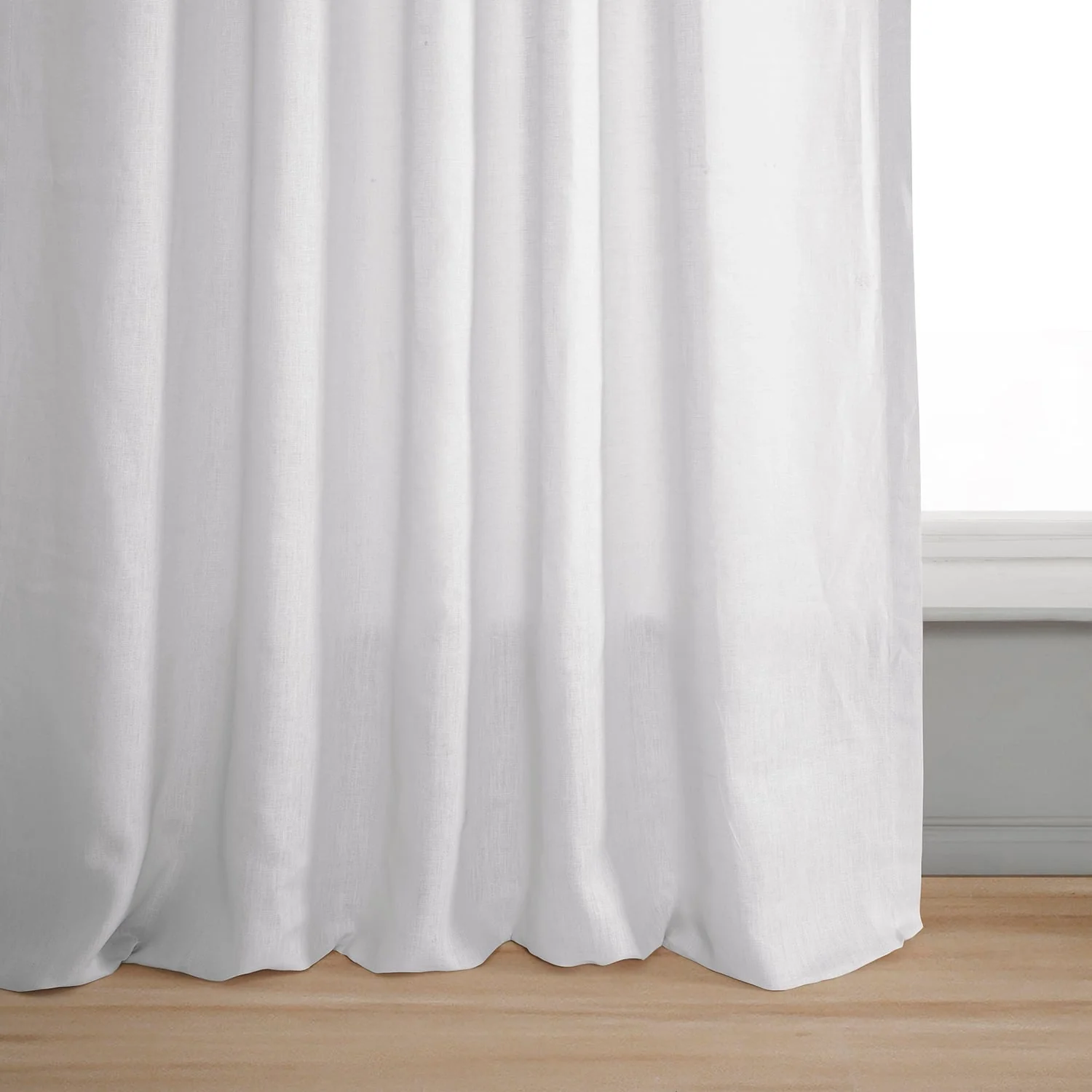 Exclusive Fabrics Signature French Linen Sheer Curtain (1 Panel)