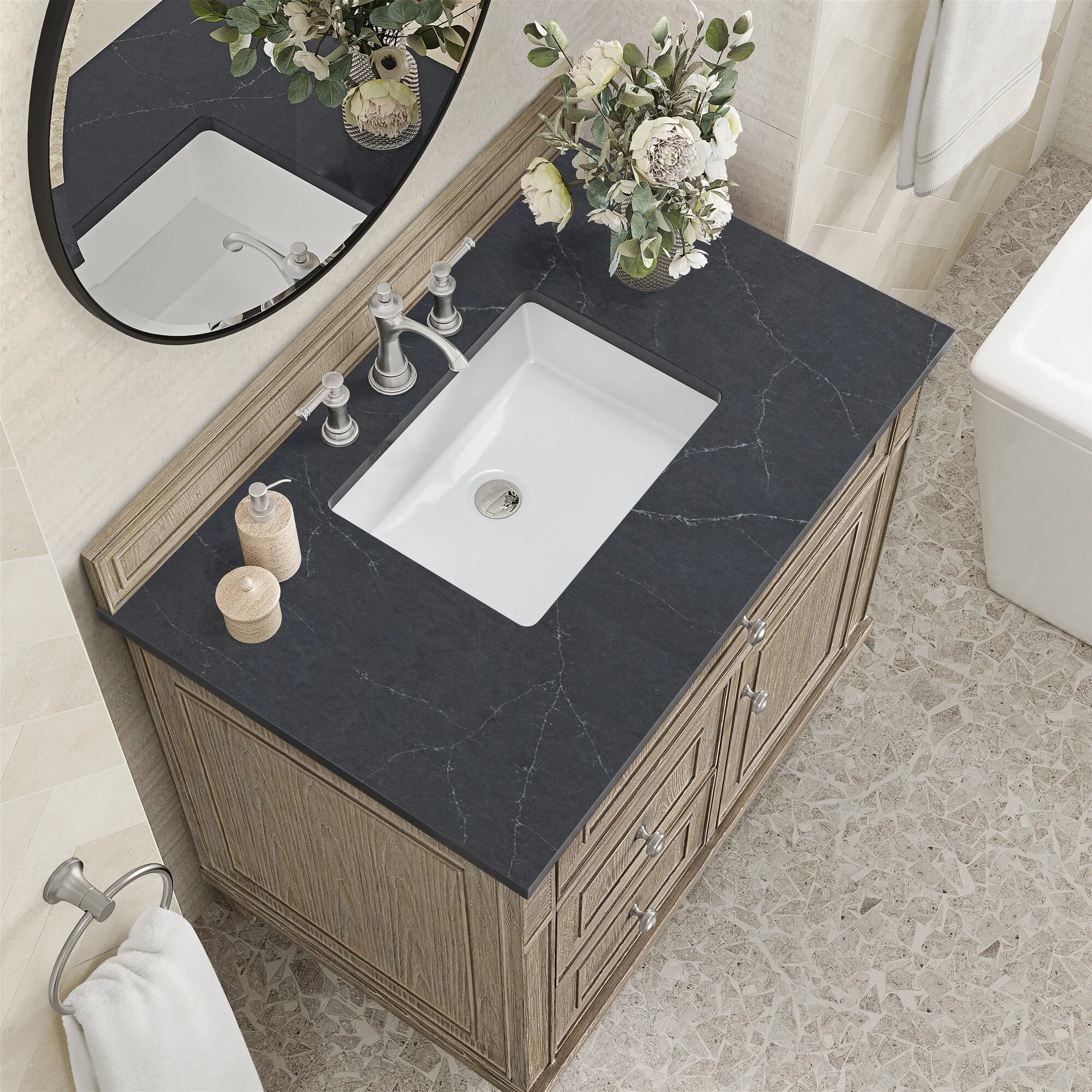 James Martin Vanities 424-V36-3WZ Lorelai 36