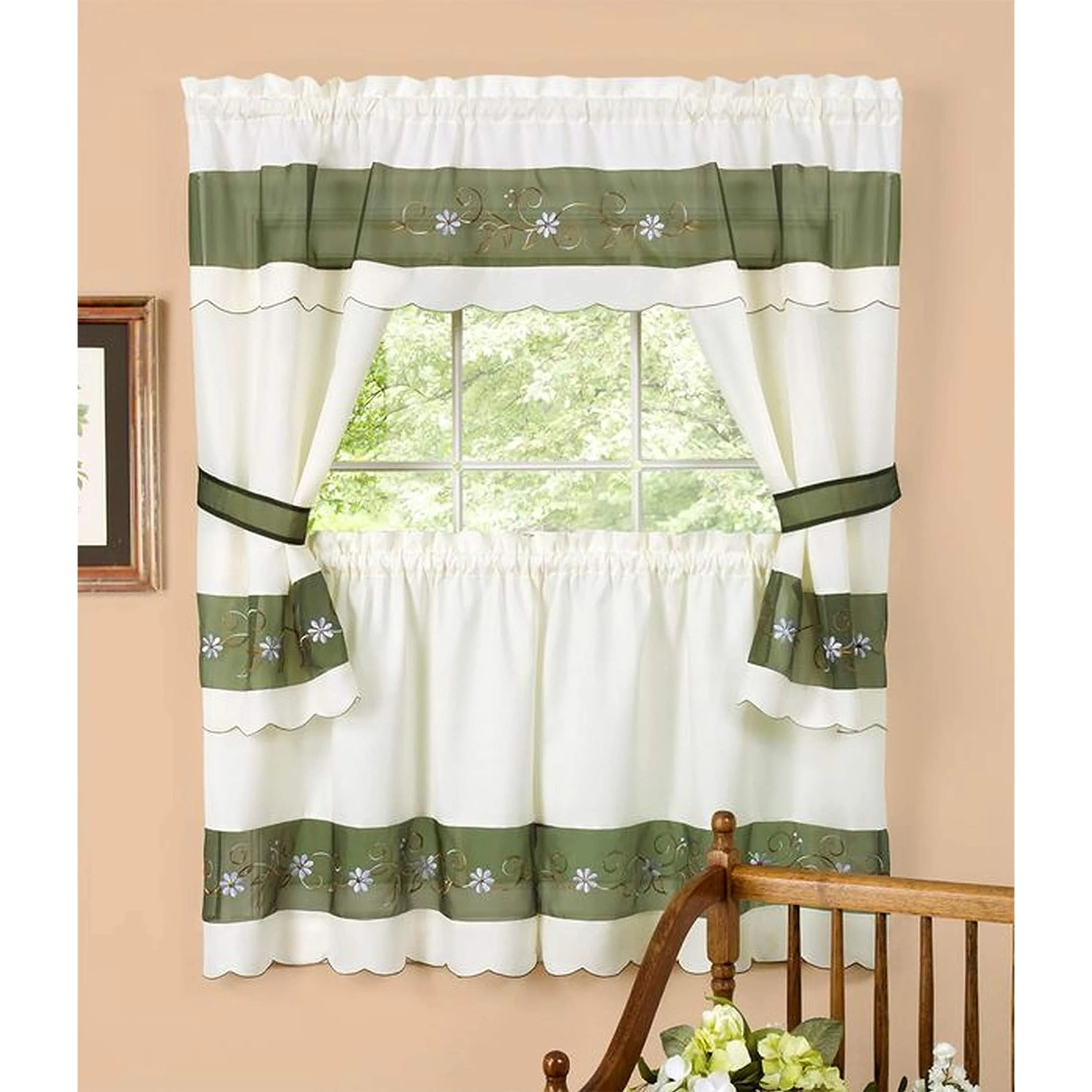 Achim Berkshire Window Curtain Cottage Set