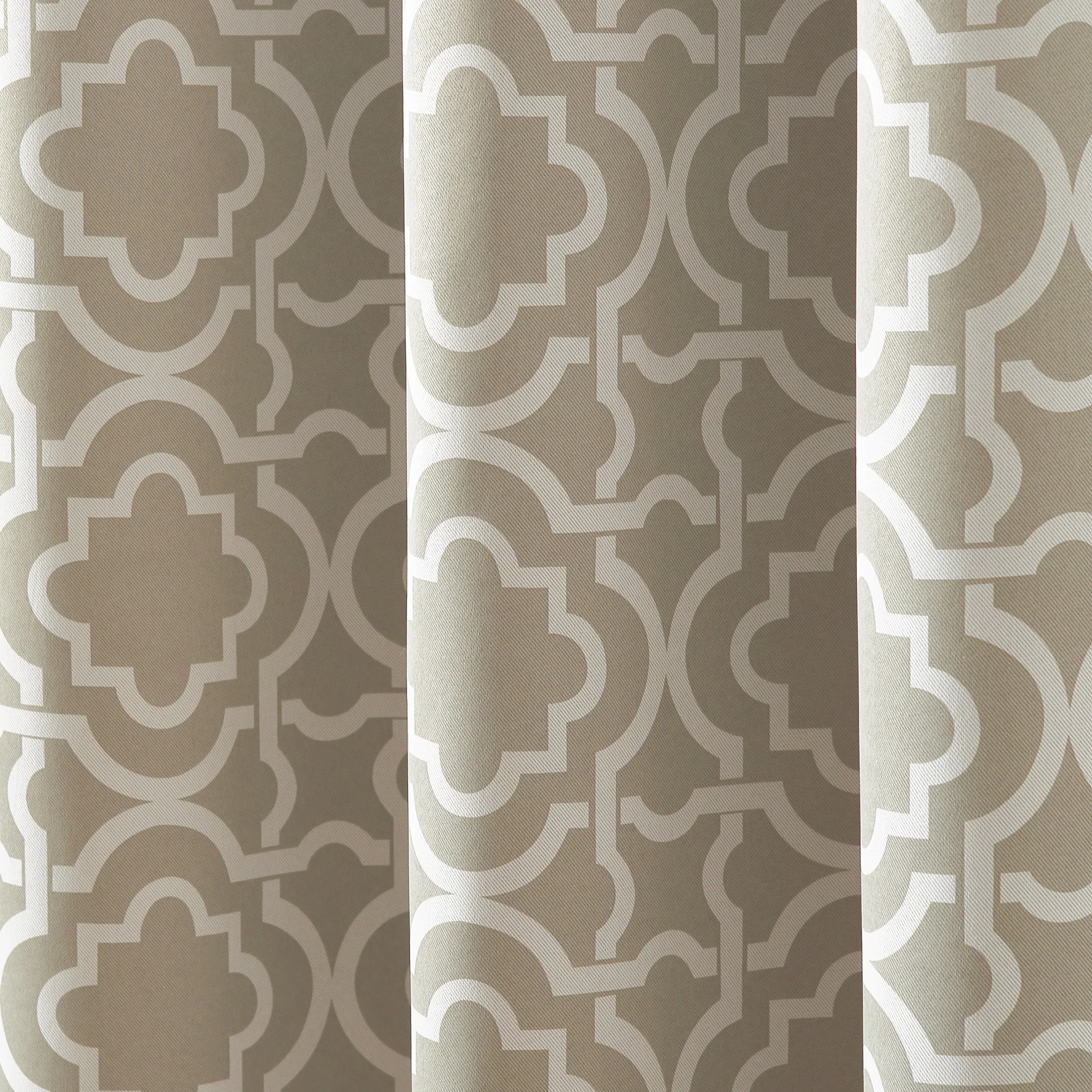 Sun Zero Barnett Trellis Blackout Grommet Curtain Panel, Single Panel