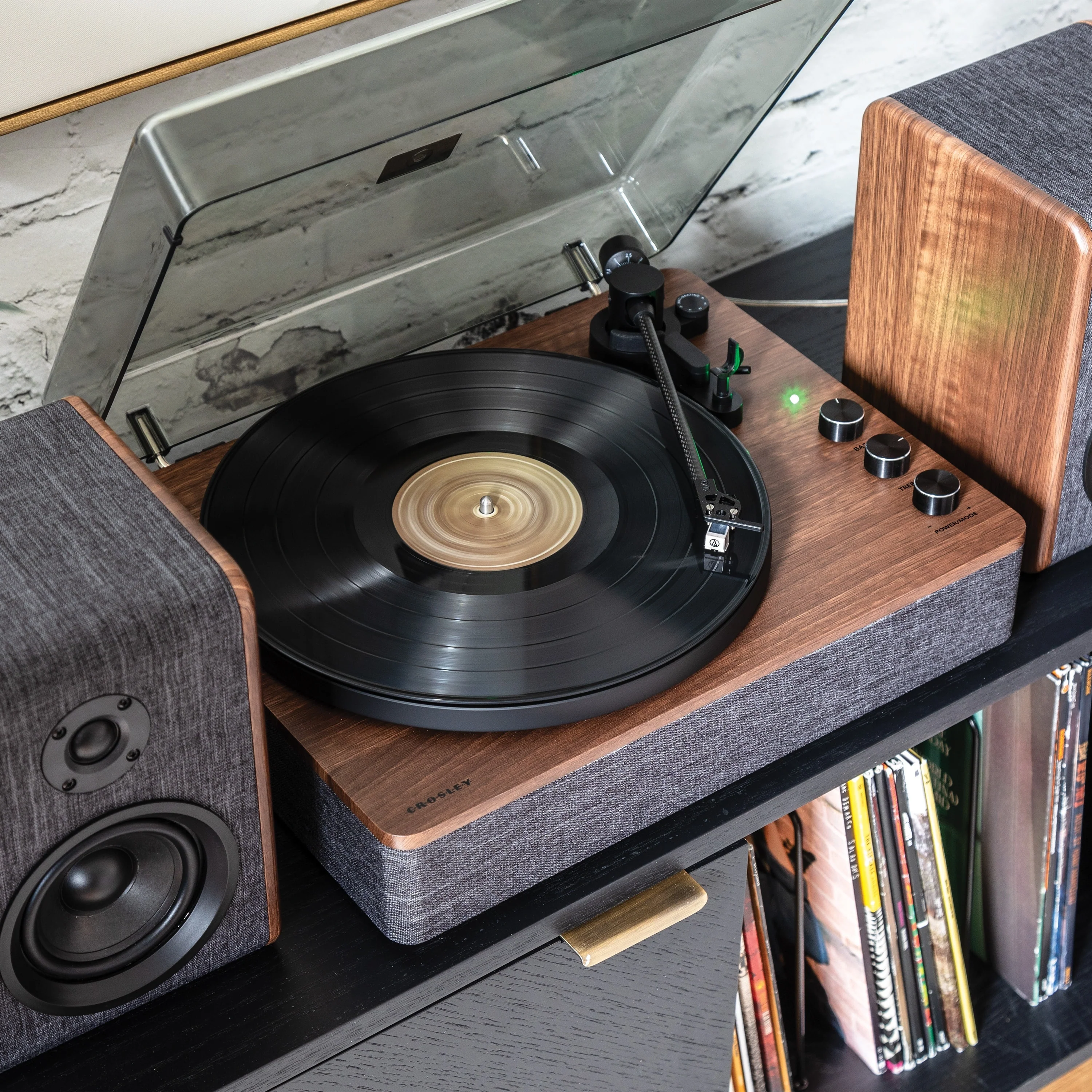 Crosley Nocturne Record Player with Speakers