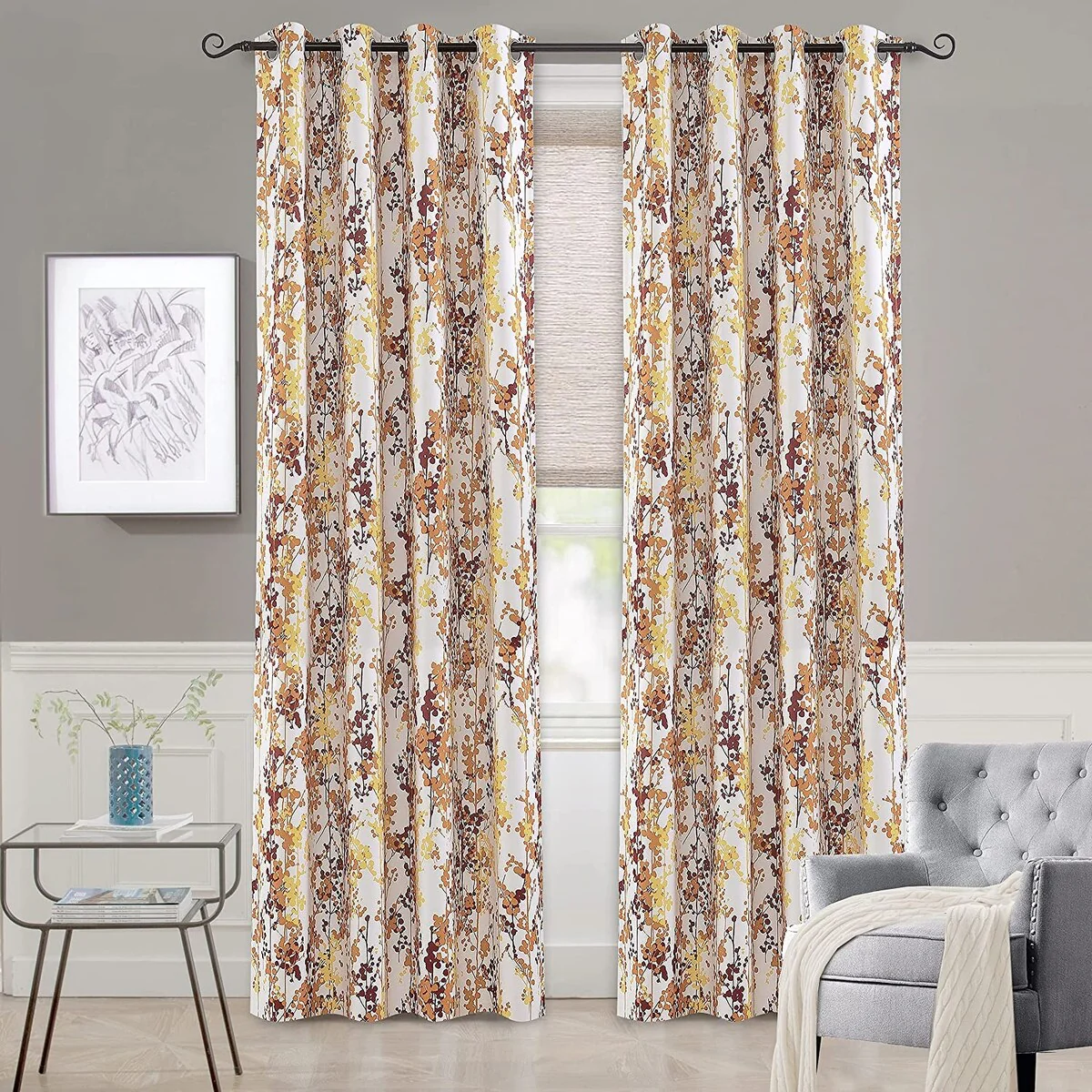 DriftAway Leah Darkening Grommet Window Curtain Panel