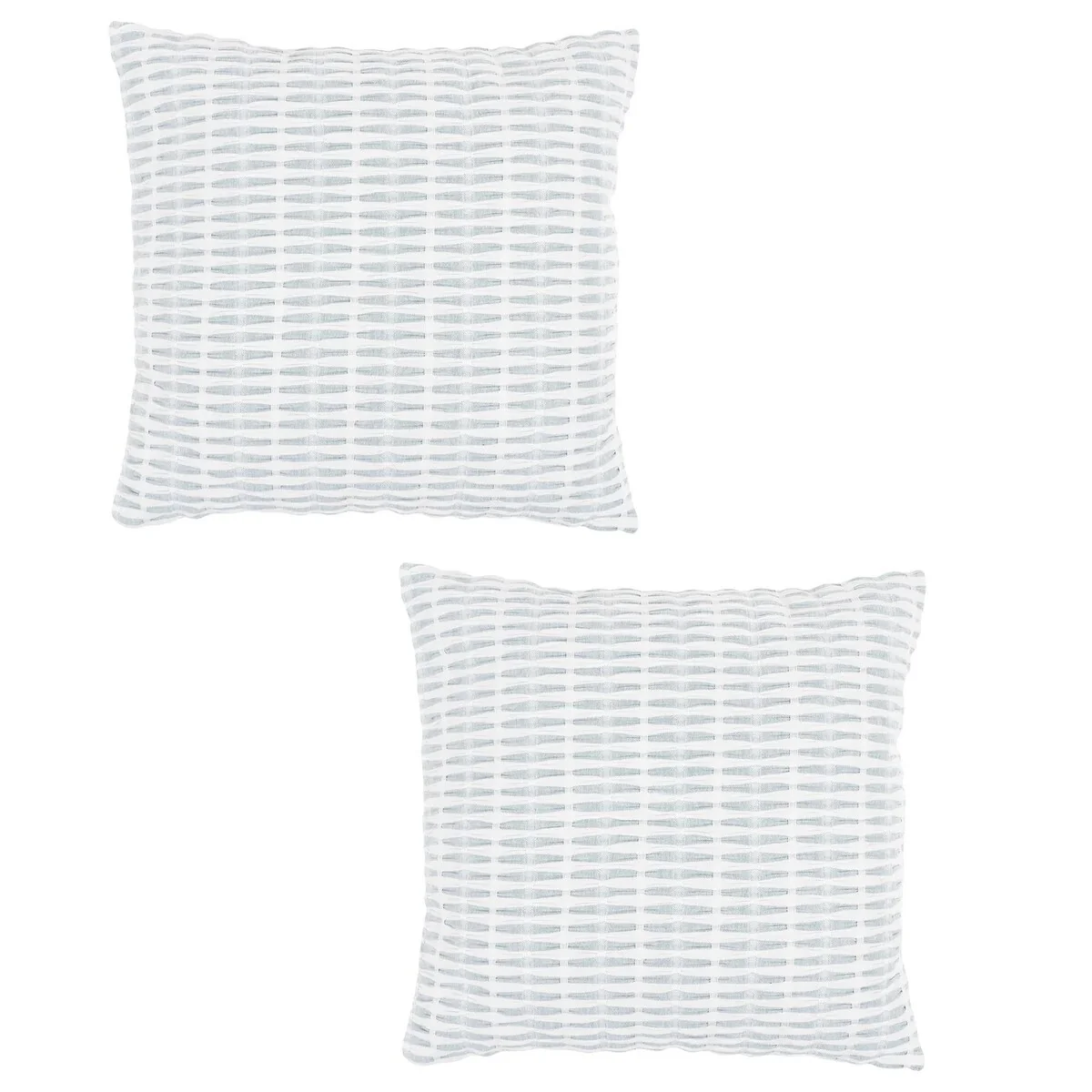 KAF Home Set of 2 Square Pleated Please Pillow Cover