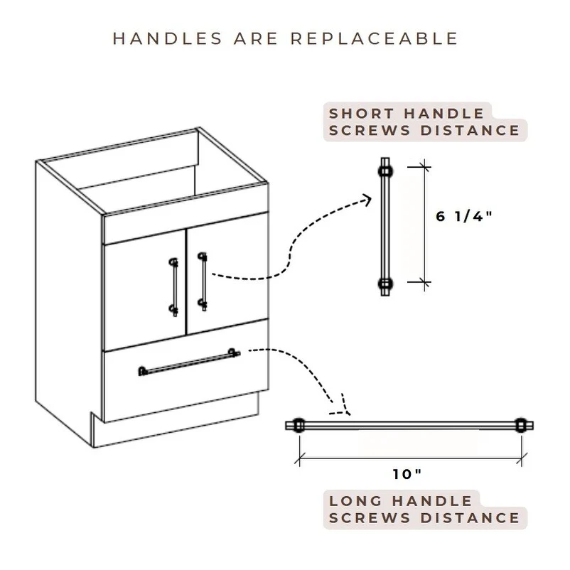 Eliza 60'' Freestanding Vanity with Single Sink on the Left