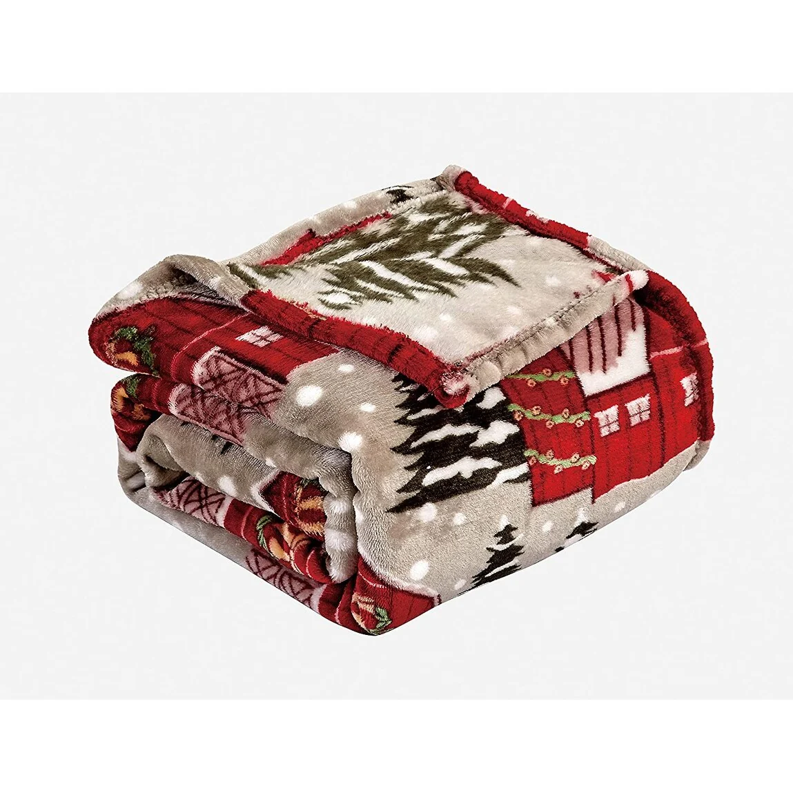 Velvet Touch Holiday Throw Fleece Blanket (50