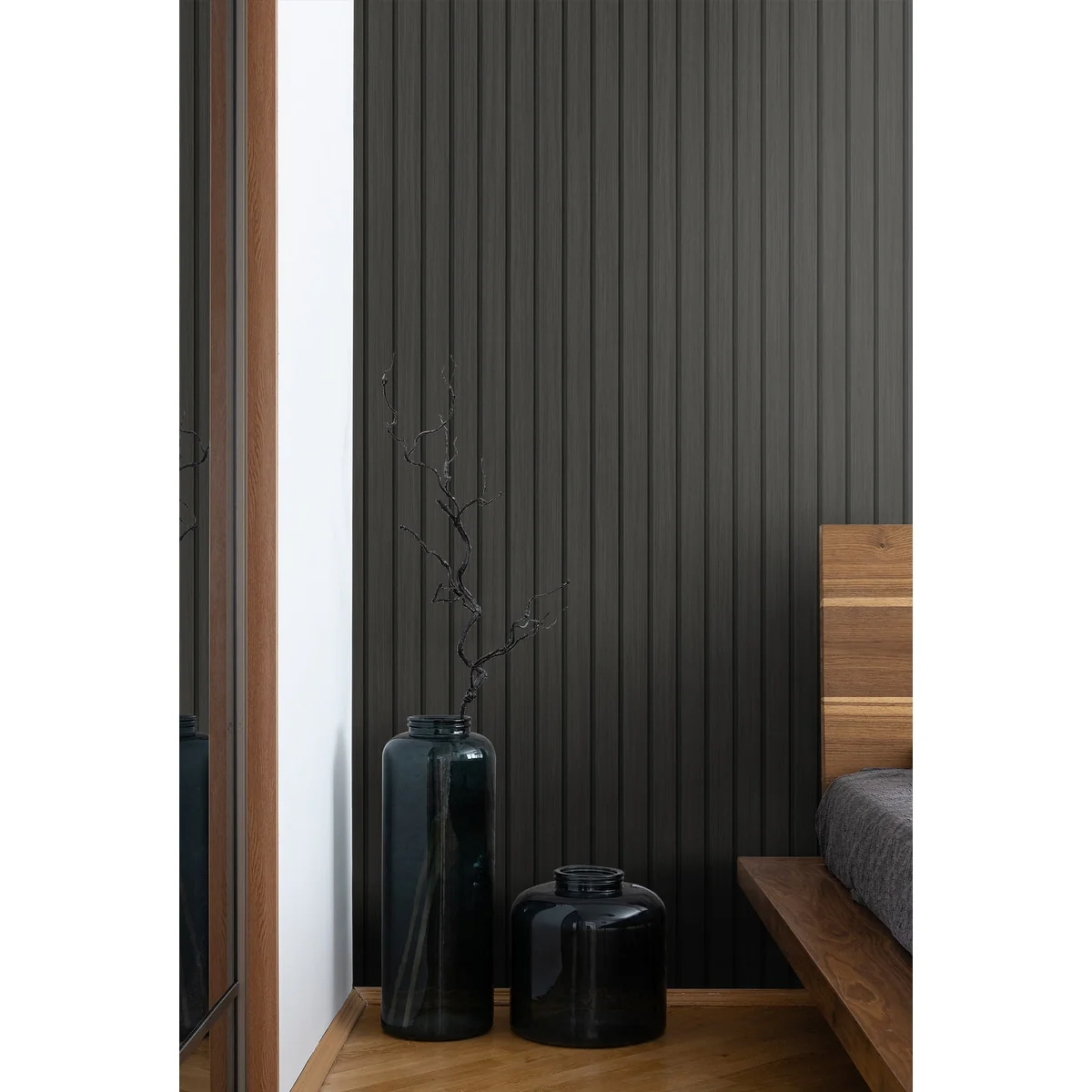 Stacy Garcia Home Faux Wooden Slats Peel and Stick Wallpaper