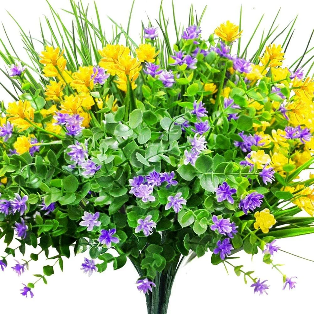 Artificial Flowers for Hanging Planters Outside Home Window