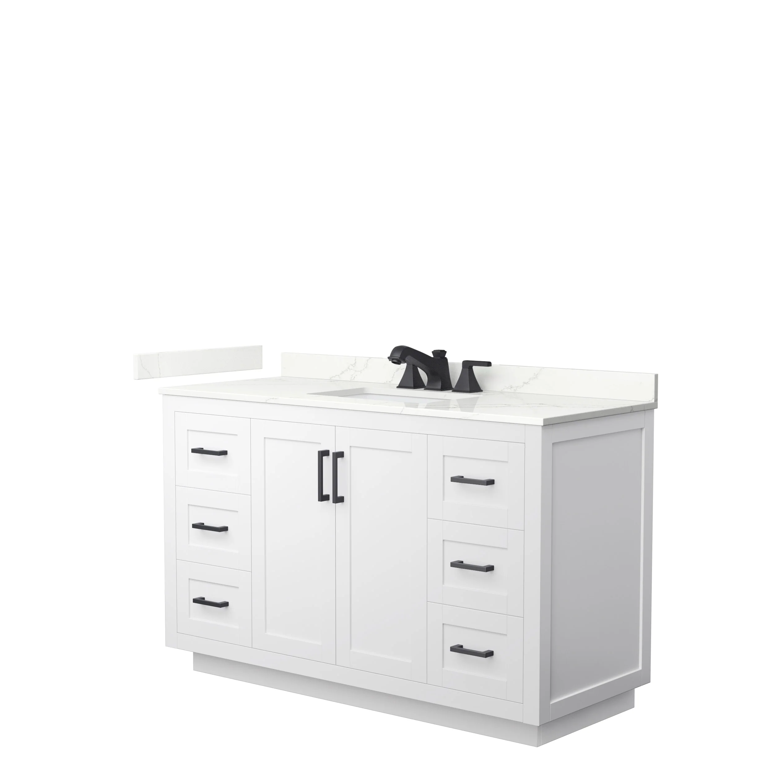 Miranda 54-inch Single Vanity, Quartz Top