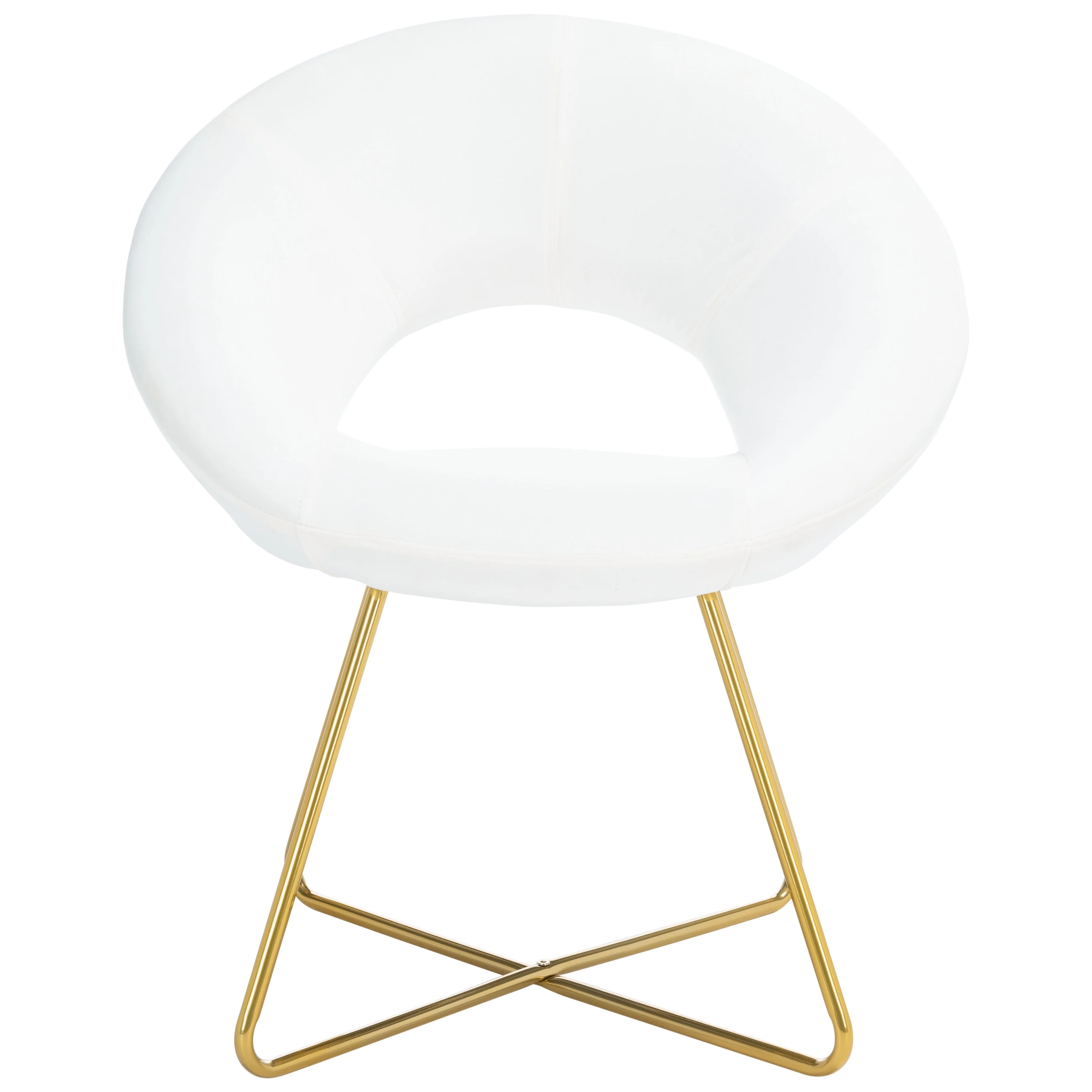 SAFAVIEH Elena Modern Velvet Accent Chair - 23.2