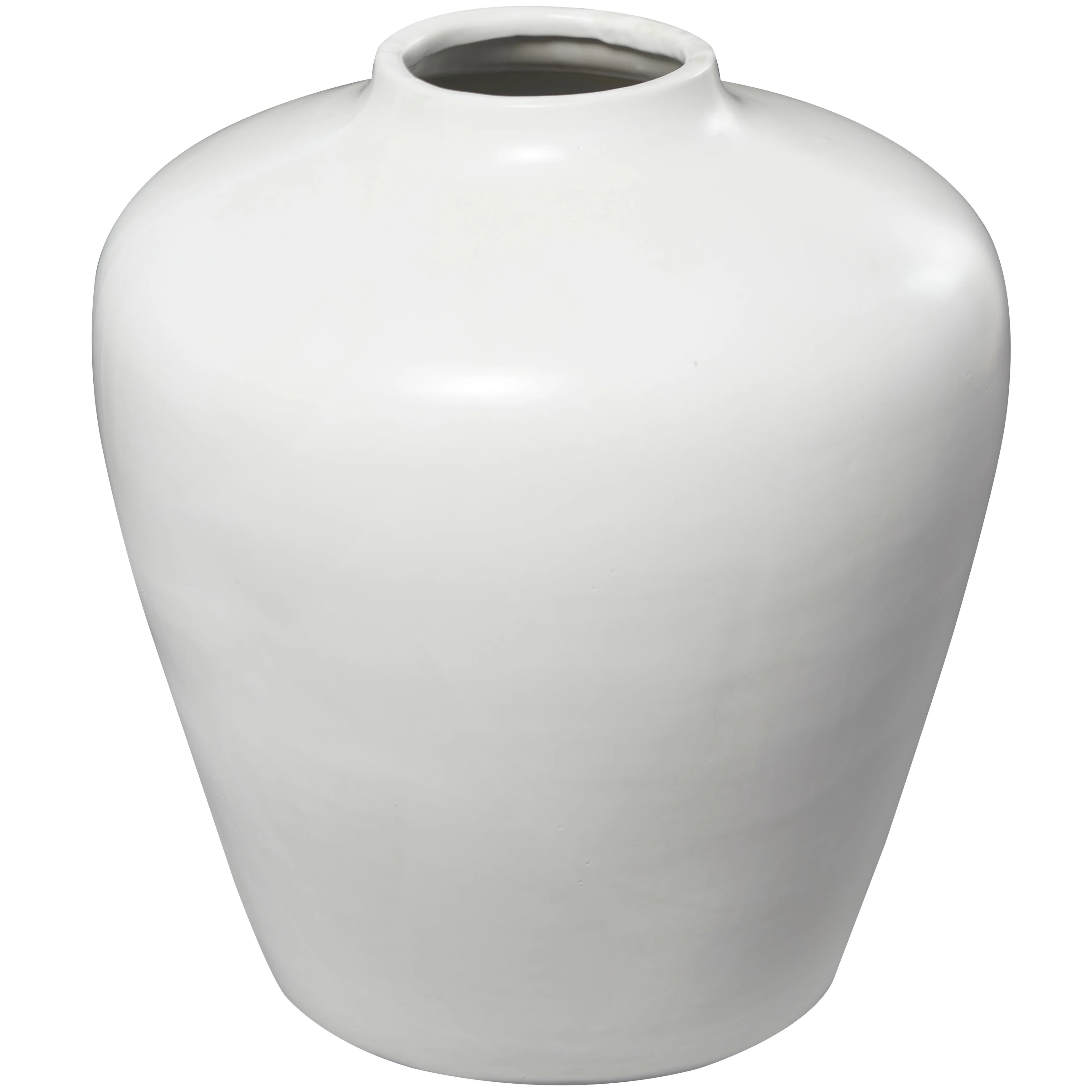 White Ceramic Decorative Vase - 13