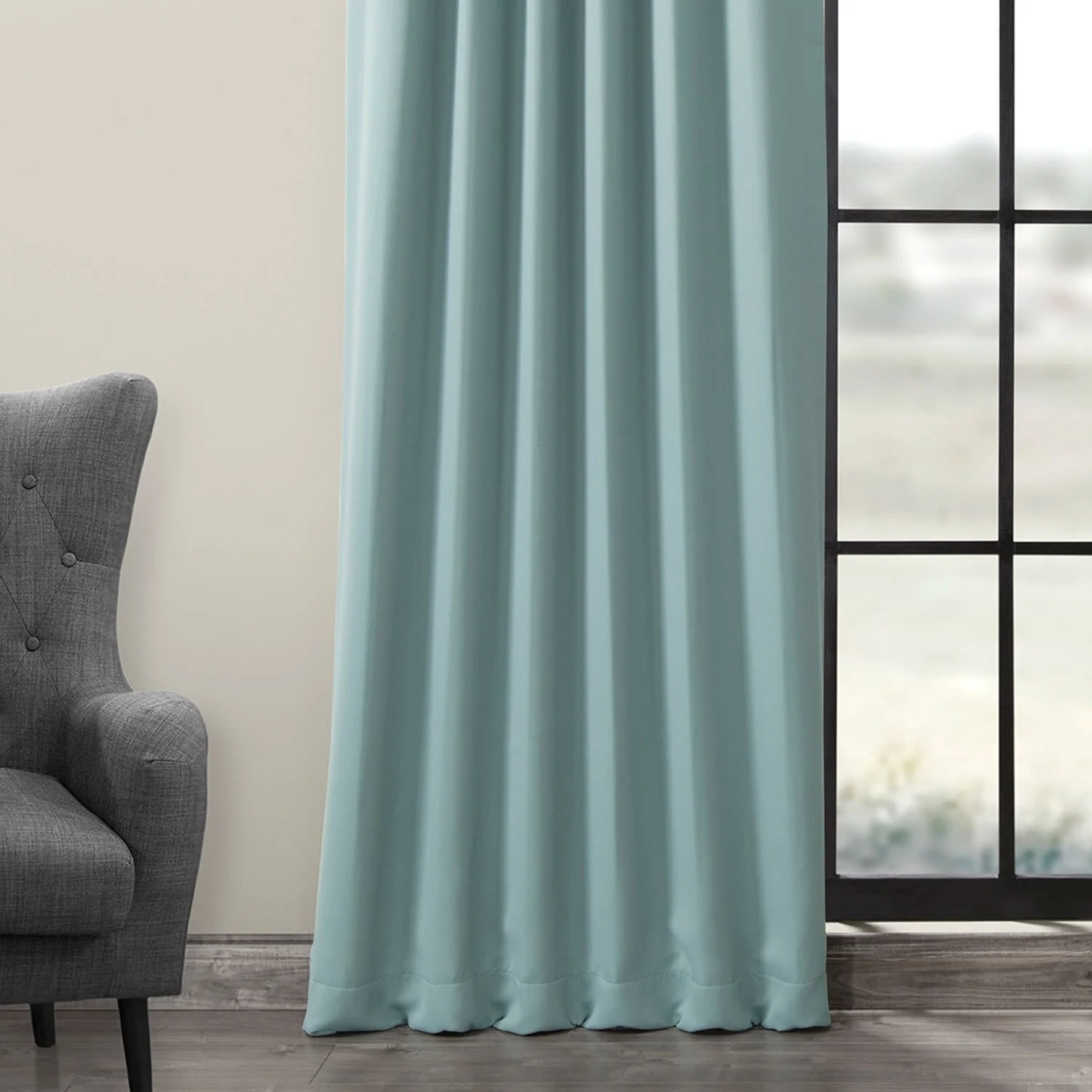 Exclusive Fabrics Room Darkening 108-inch Curtain Panel Pair