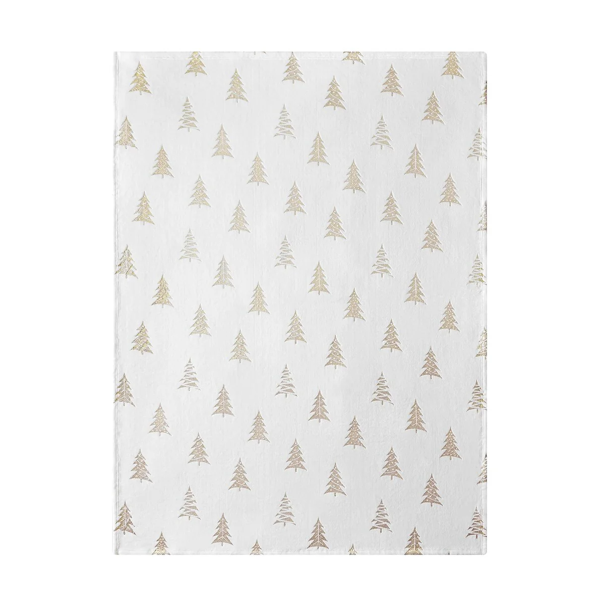 Snowden Gold Metallic Microplush Throw and Décor Pillow Set