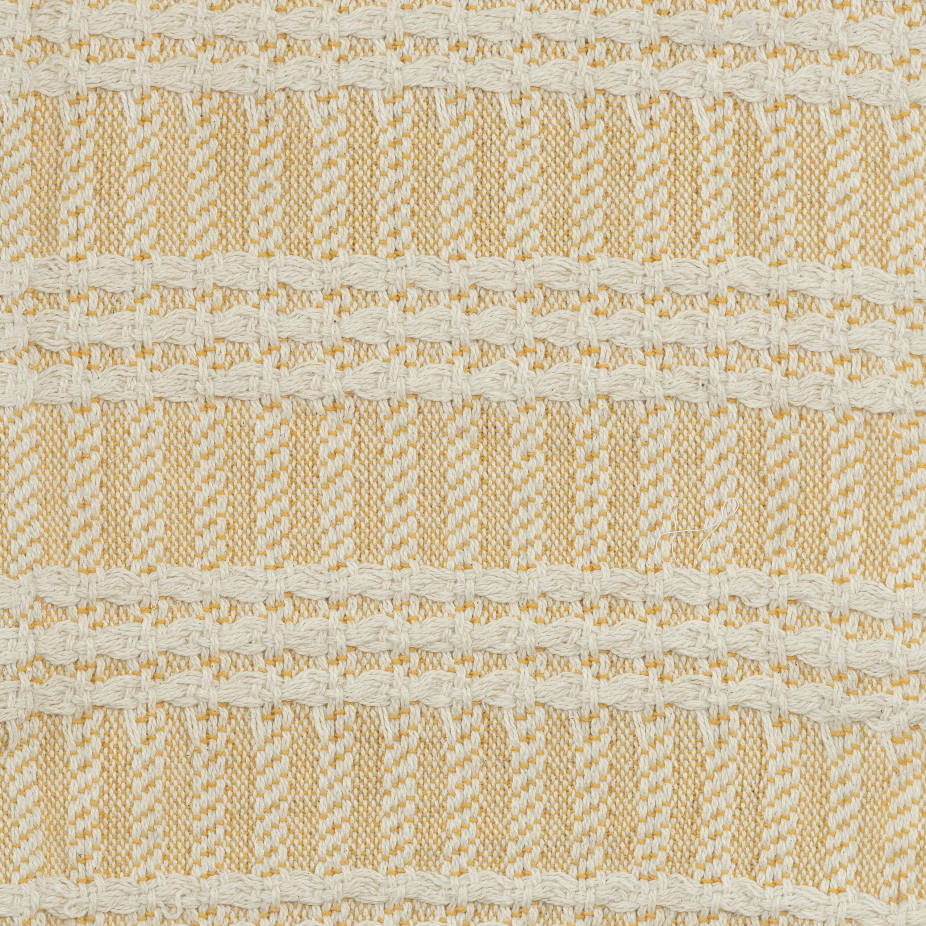 Rizzy Home Hand-made Modern Striped Throw Blanket