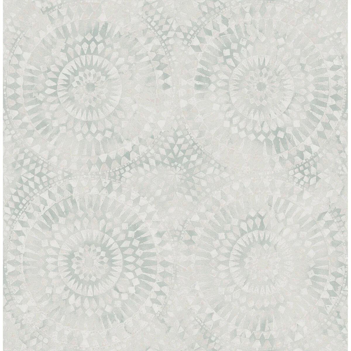 Seabrook Designs Glisten Circles Faux Unpasted Wallpaper