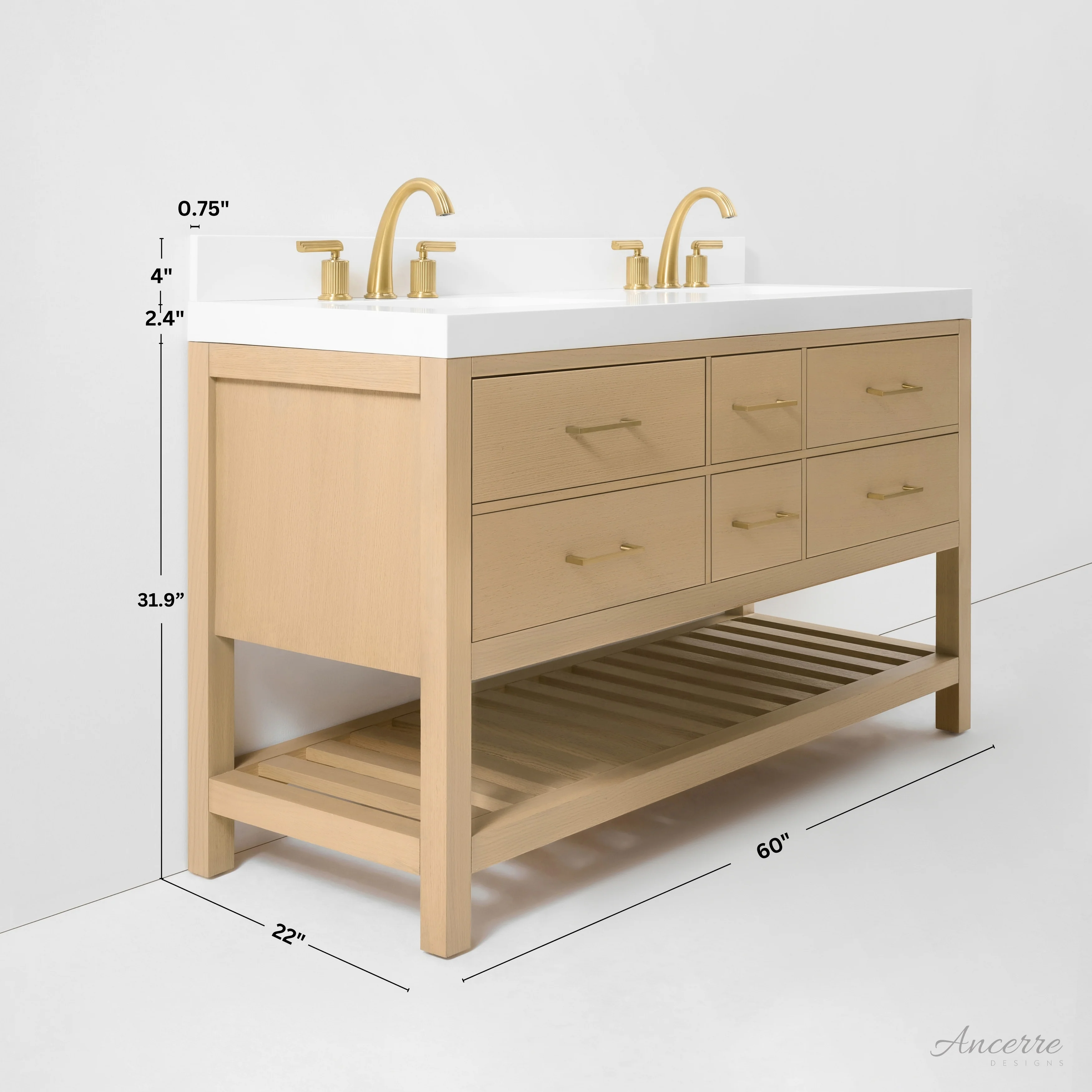 Ancerre Designs Elizabeth Bathroom Vanity Set