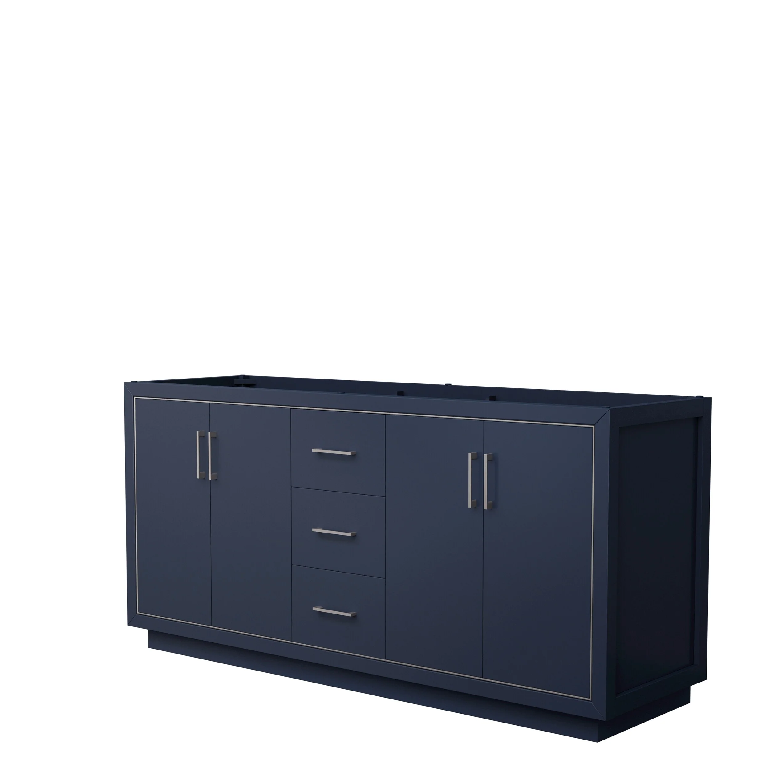 Icon Double Bathroom Vanity Cabinet, No Mirror