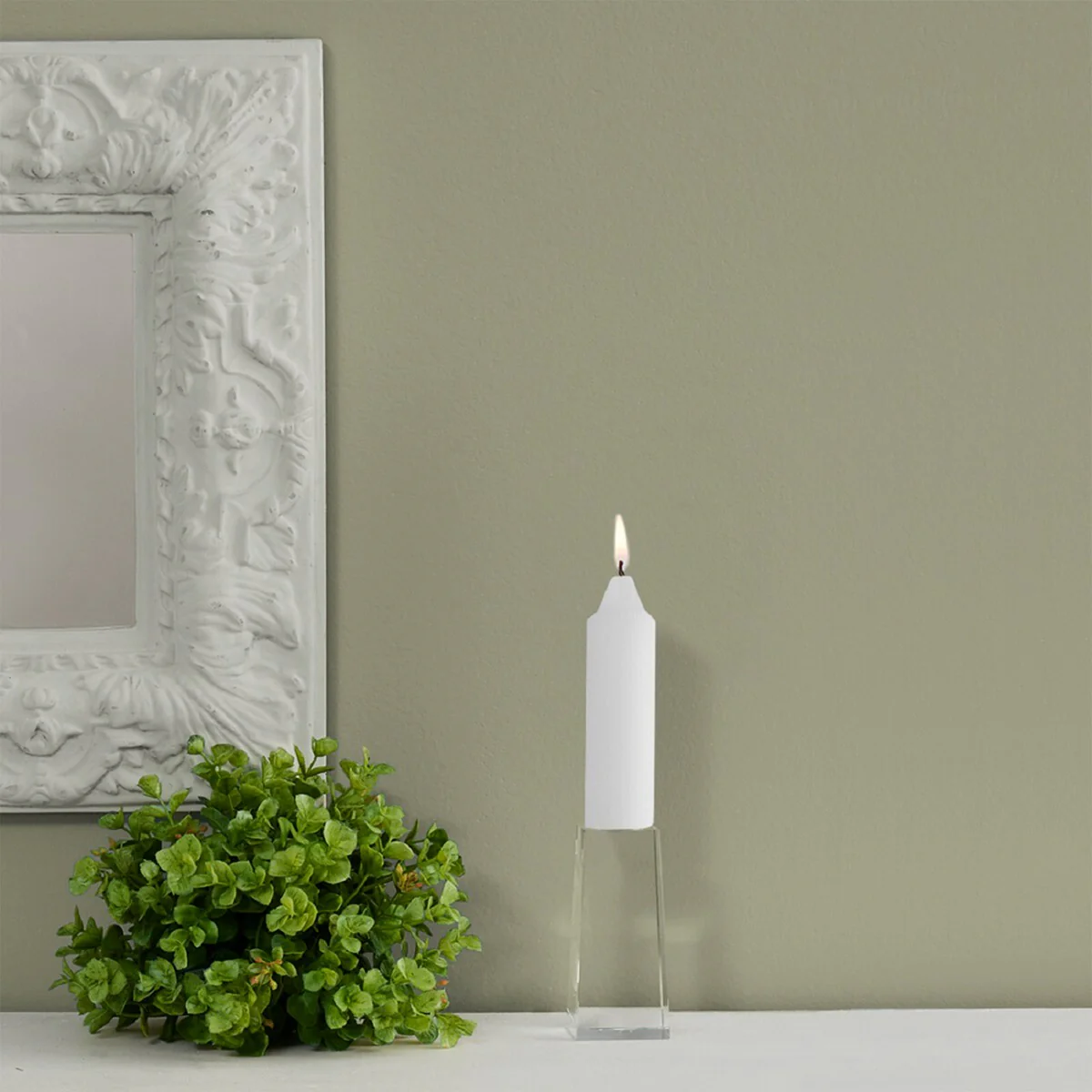 Root Unscented 5 In. Timberline™ Collenette Taper Candles box of 8 - 5 X 1-1/4
