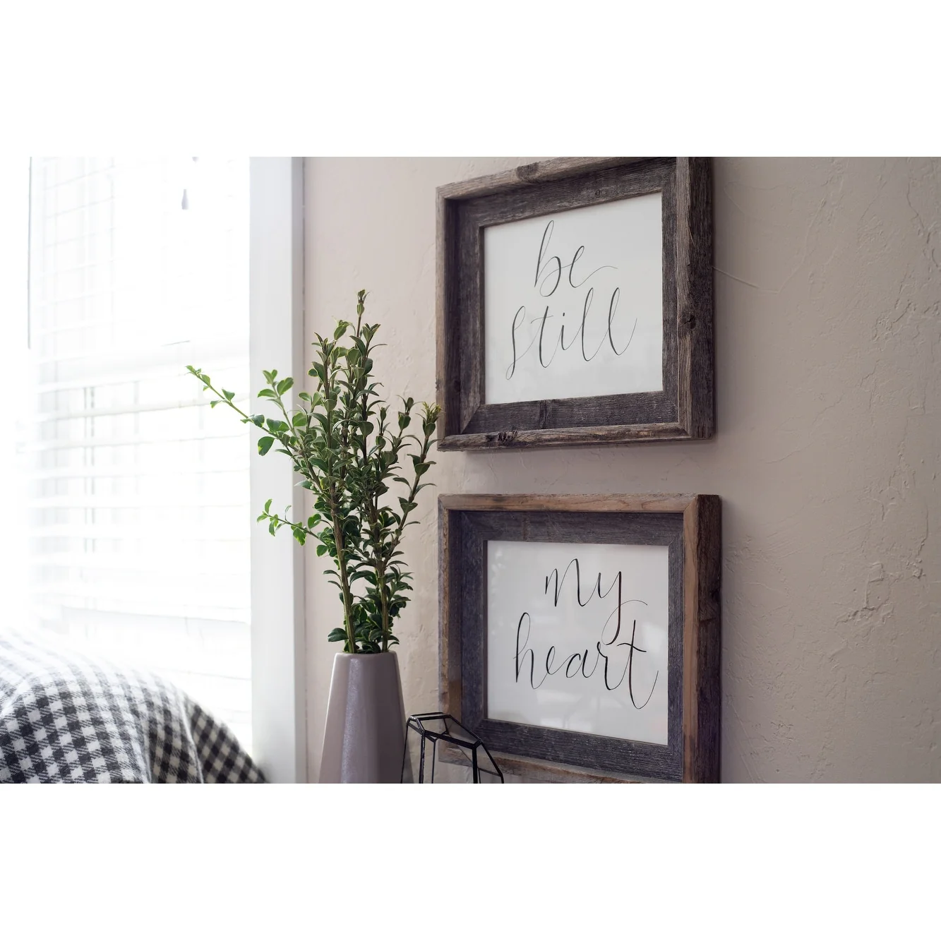 BarnwoodUSA Rustic Farmhouse Signature Wood Picture Frame