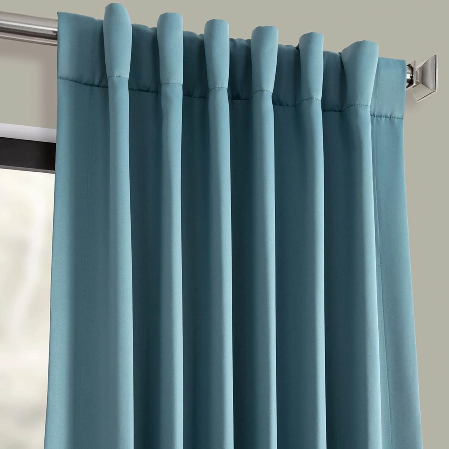 Exclusive Fabrics Room Darkening 108-inch Curtain Panel Pair