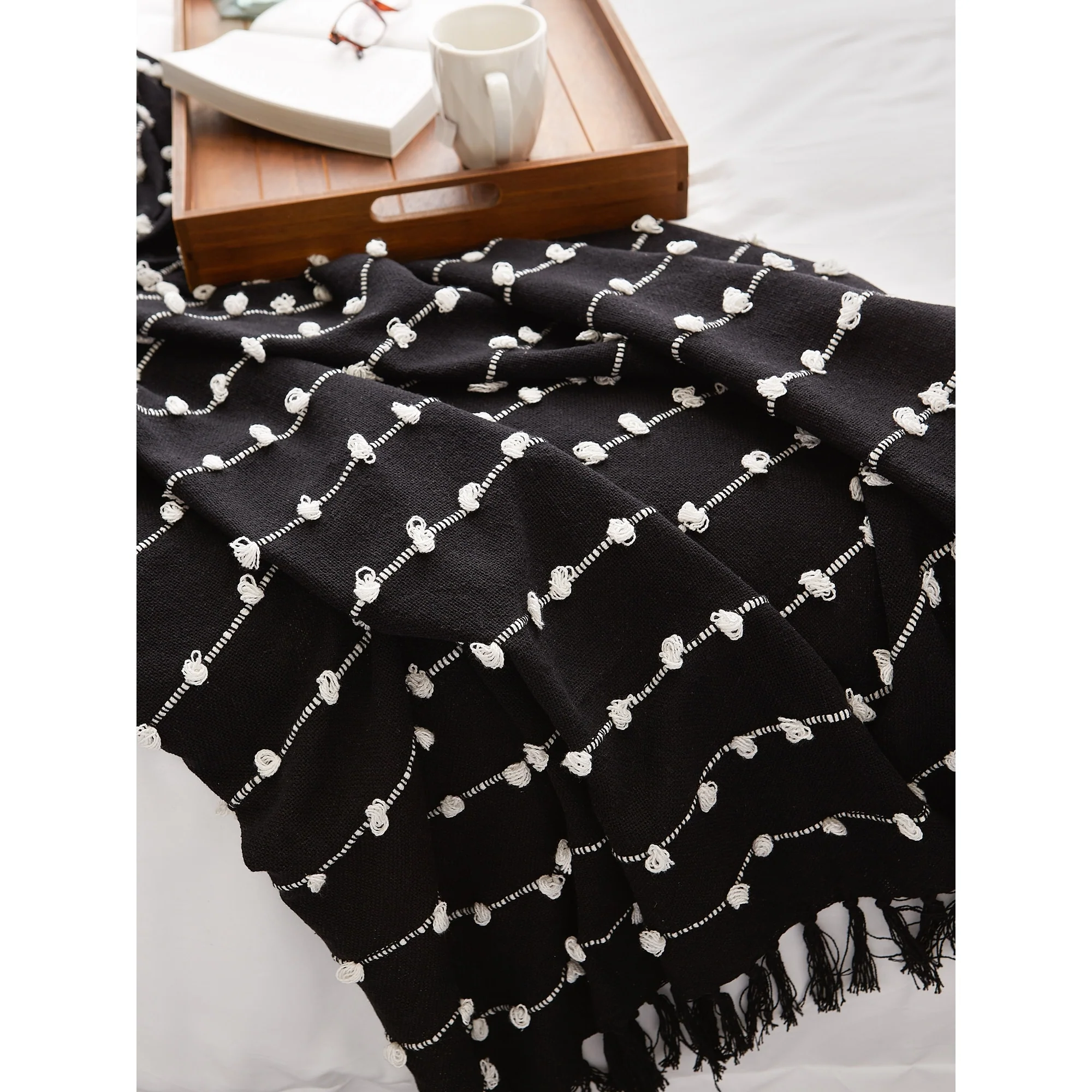 DII Woven Loop Throw