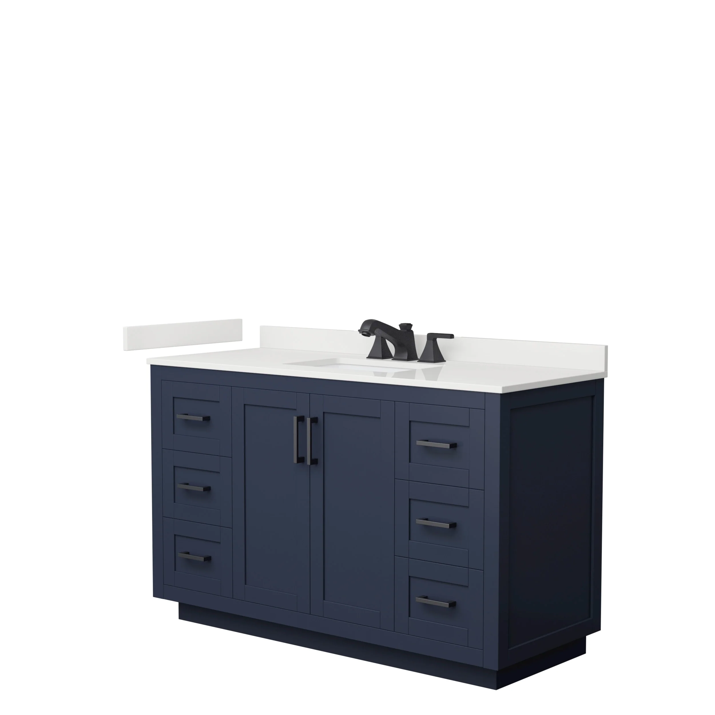 Miranda 54-inch Single Vanity, Quartz Top