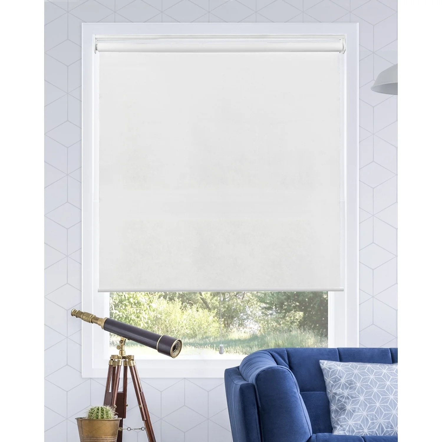 CHICOLOGY Light Filtering Cordless Roller Shades - 46