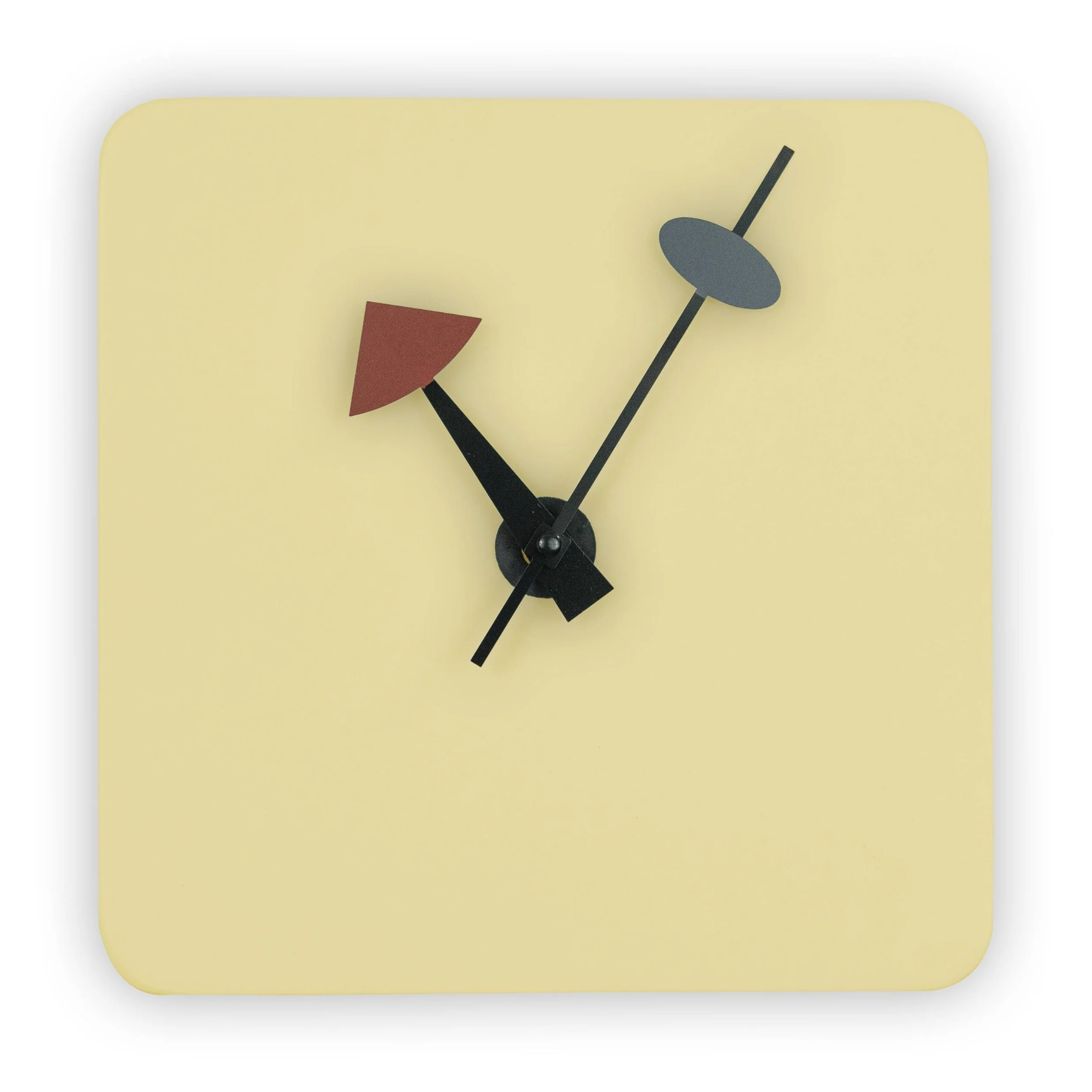 Manchester Minimalist Square Silent Modern Wall Clock in MDF with Silent Non-Ticking Design and Aluminum Hands for Home Office