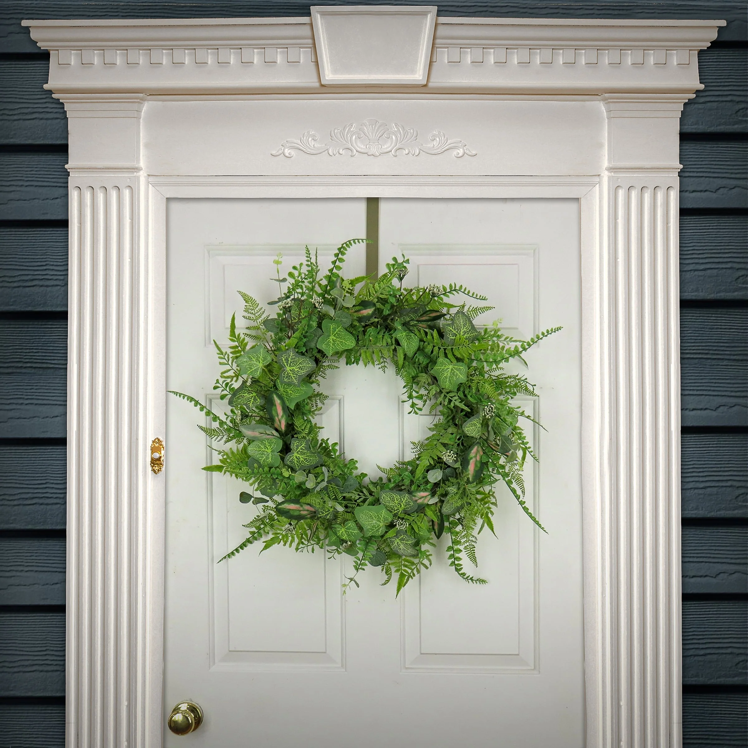 National Tree Company 26 inch Artificial Spring Wreath, Realistic Decoration for Front Door or Indoor Décor