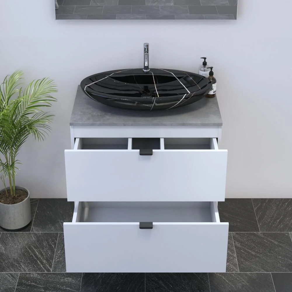 Ines 2S 80 Floating Bathroom Vanity (32