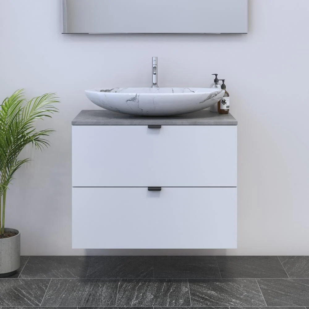 Ines 2S 80 Floating Bathroom Vanity (32