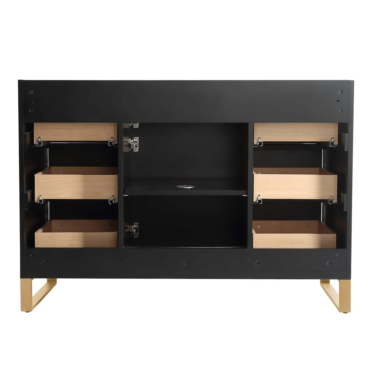 Fine Fixtures Opulence Collection Bathroom Vanity with White Ceramic Sink