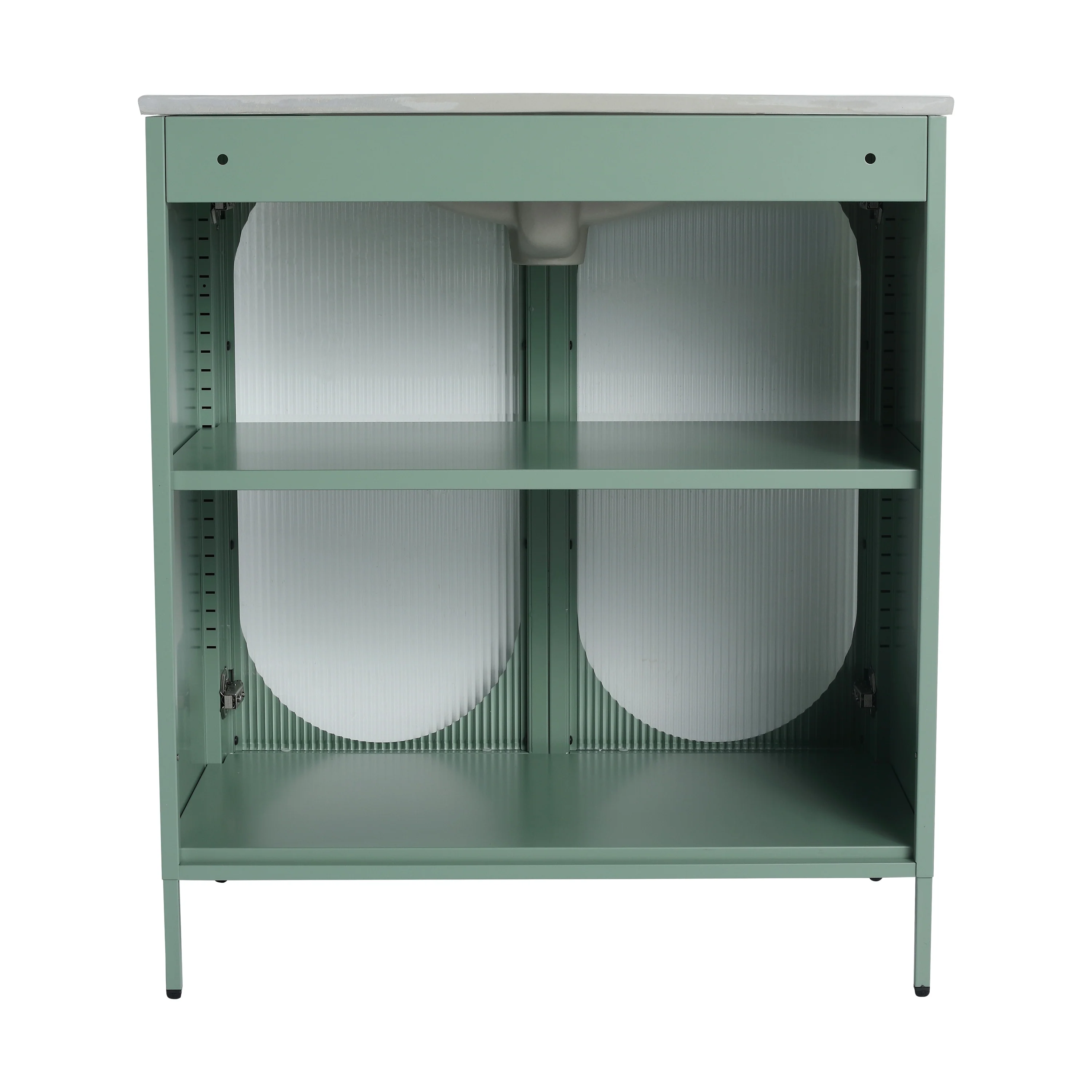 BNK 24/30 inch Freestanding Single Sink Bathroom Vanity with Soft Close Door and 1 adjustable shelf