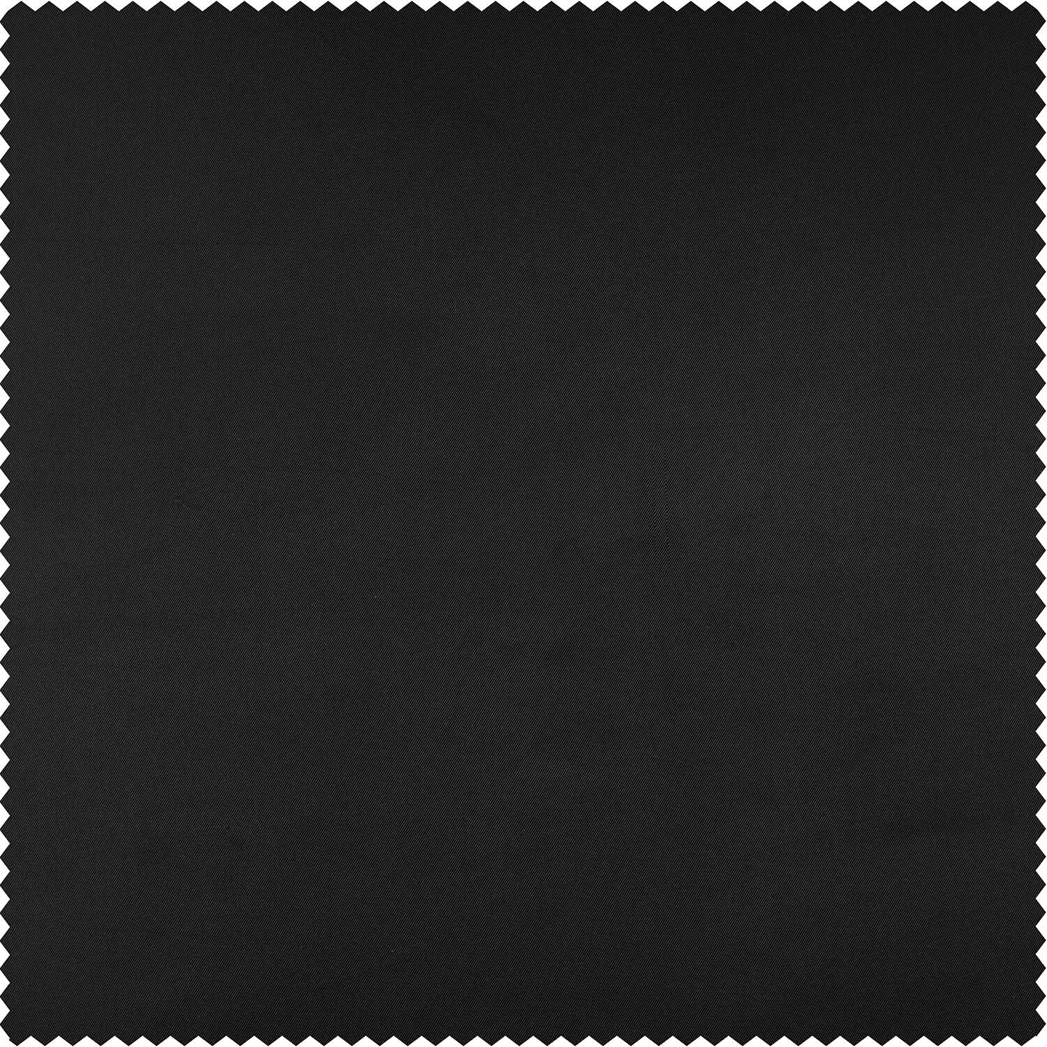 Exclusive Fabrics Essential Polyester Solid Blackout Curtains - Thermal Insulated Window Curtains Rod Pocket (Single Panel)