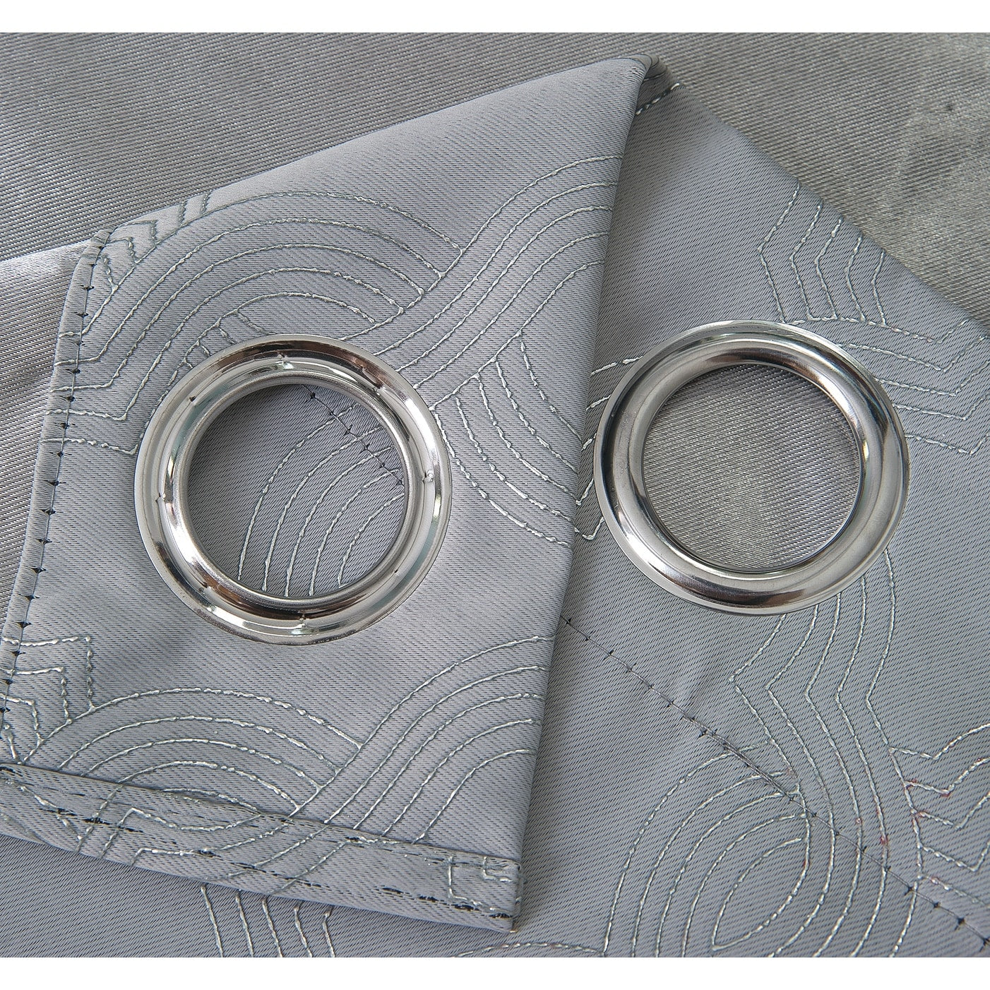 Jansen Geometric Blackout Window Curtain Panel 90 inches